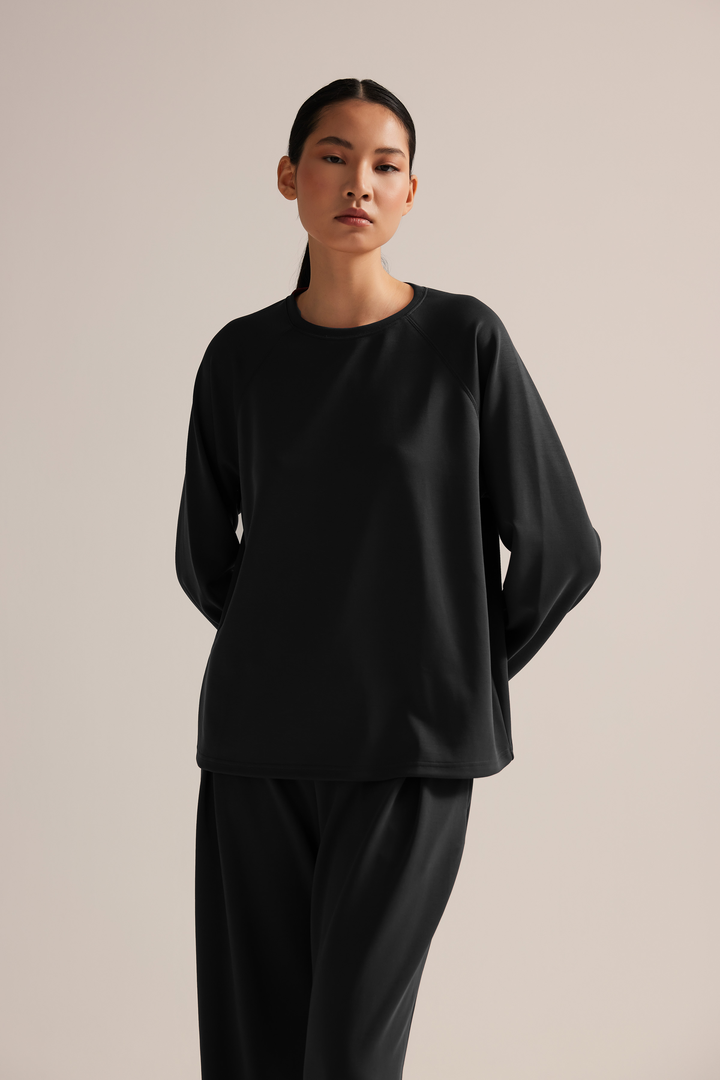 Kadın Soft Touch Uzun Kollu Sweatshirt