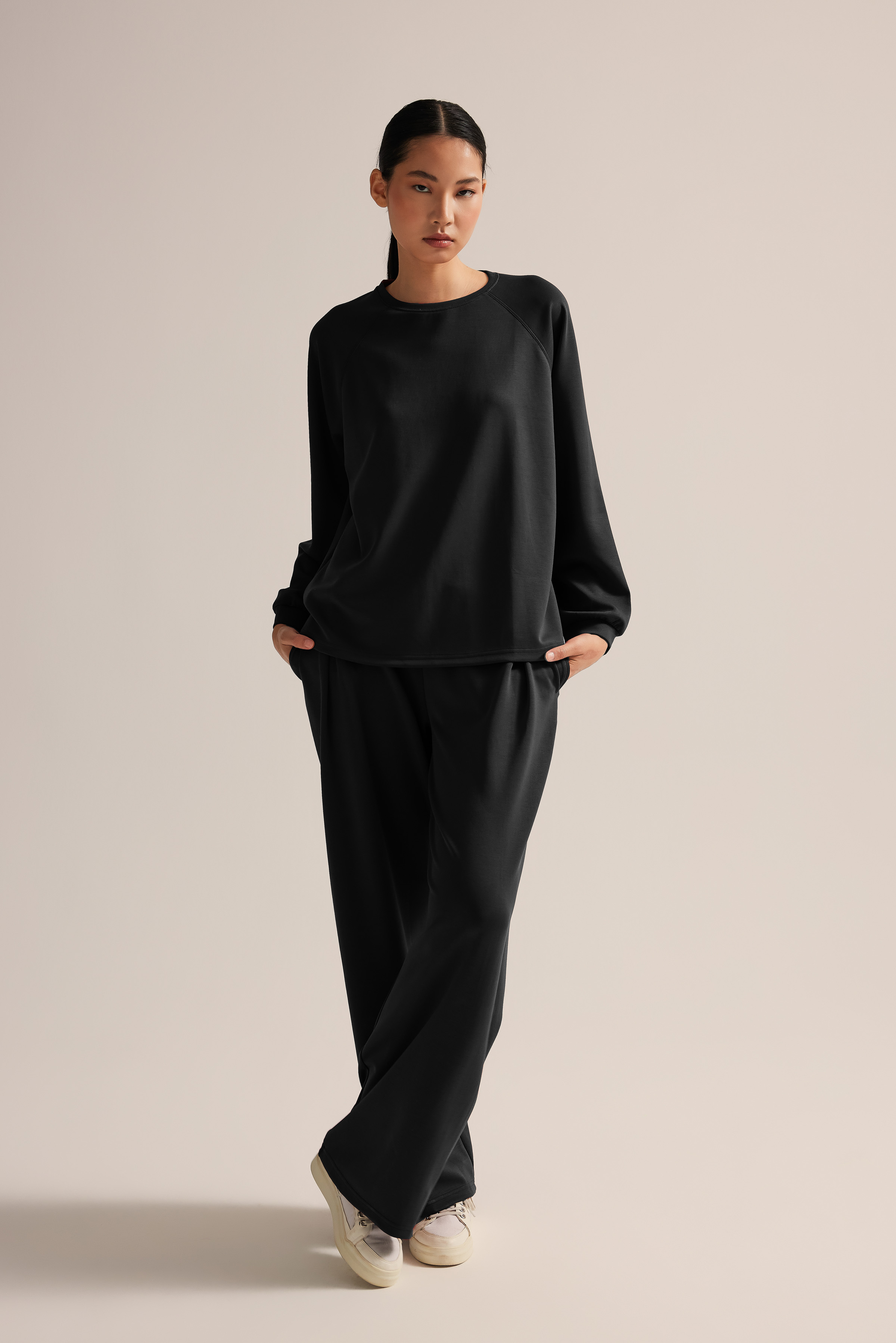 Kadın Soft Touch Uzun Kollu Sweatshirt