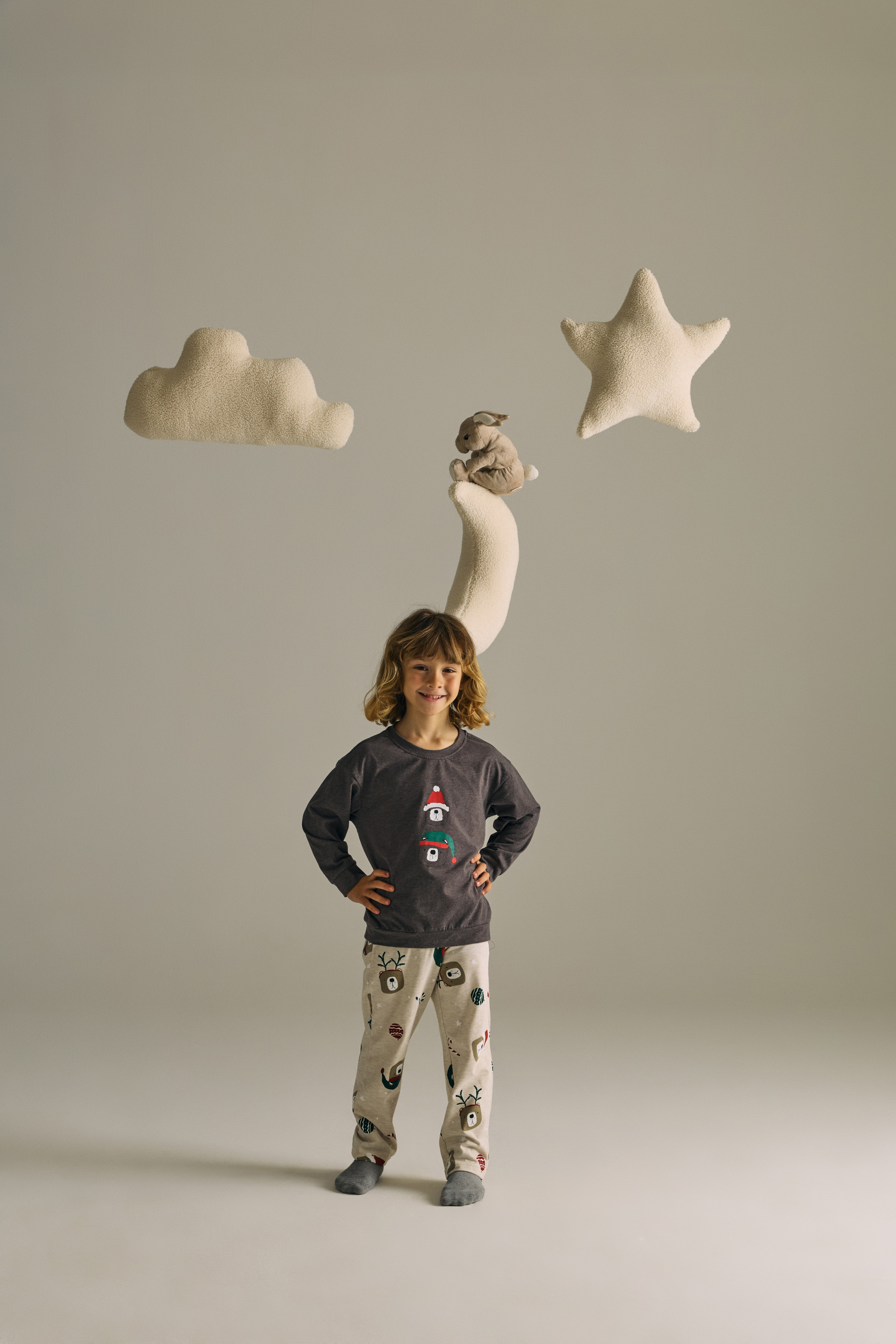 Erkek Çocuk Pamuklu Uzun Kollu Pijama Takımı