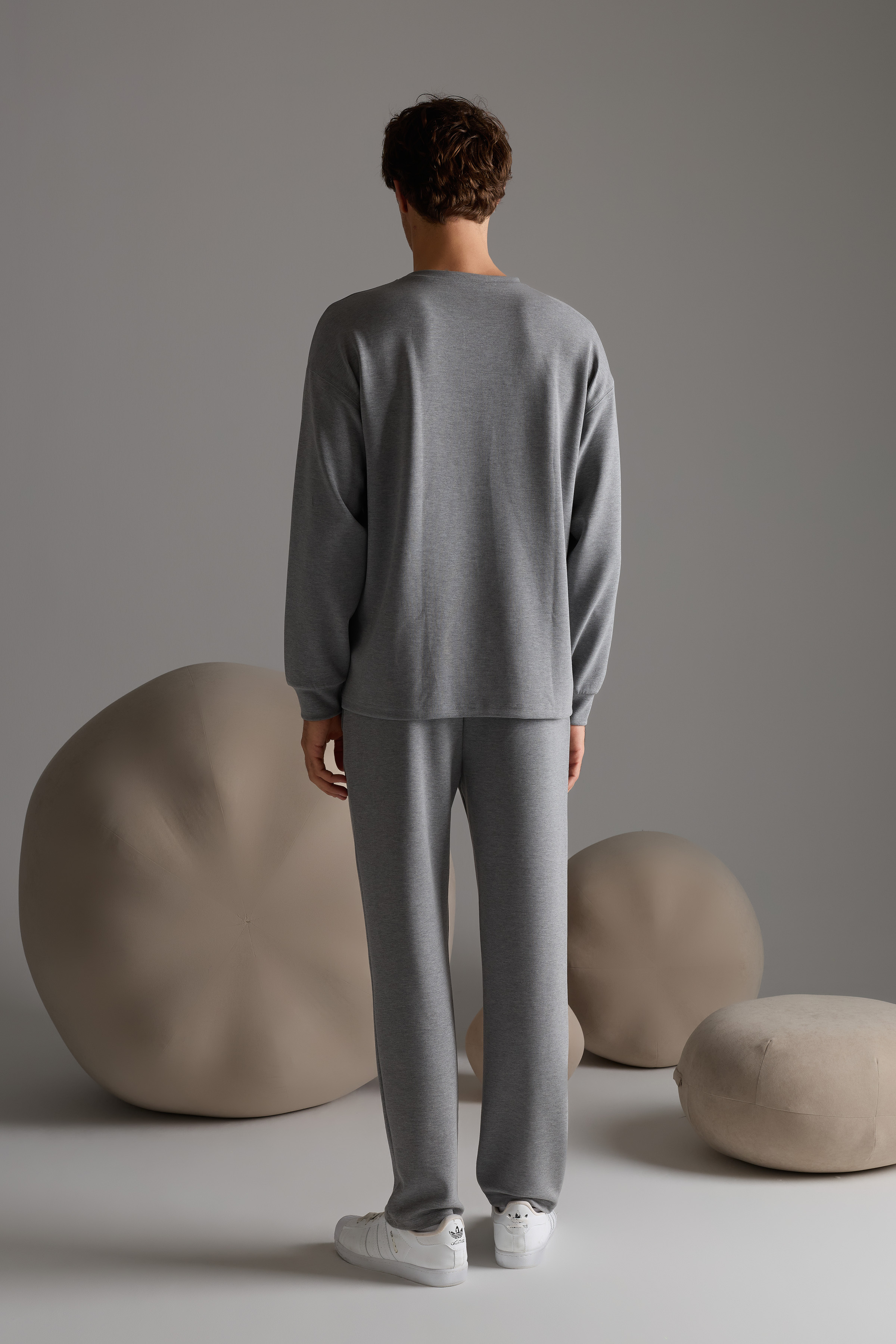 Erkek Soft Touch Uzun Kollu Sweatshirt