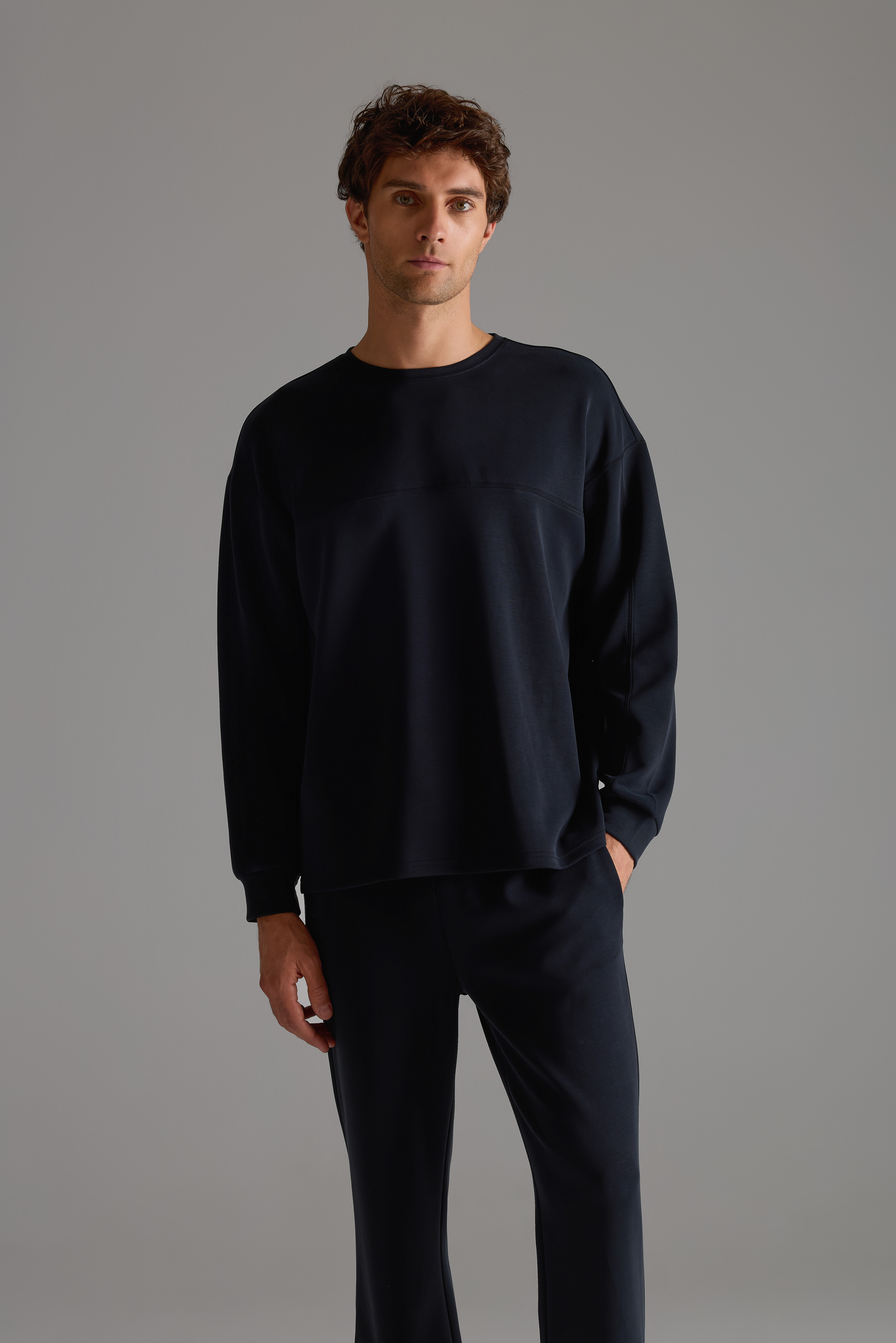 Erkek Soft Touch Uzun Kollu Sweatshirt