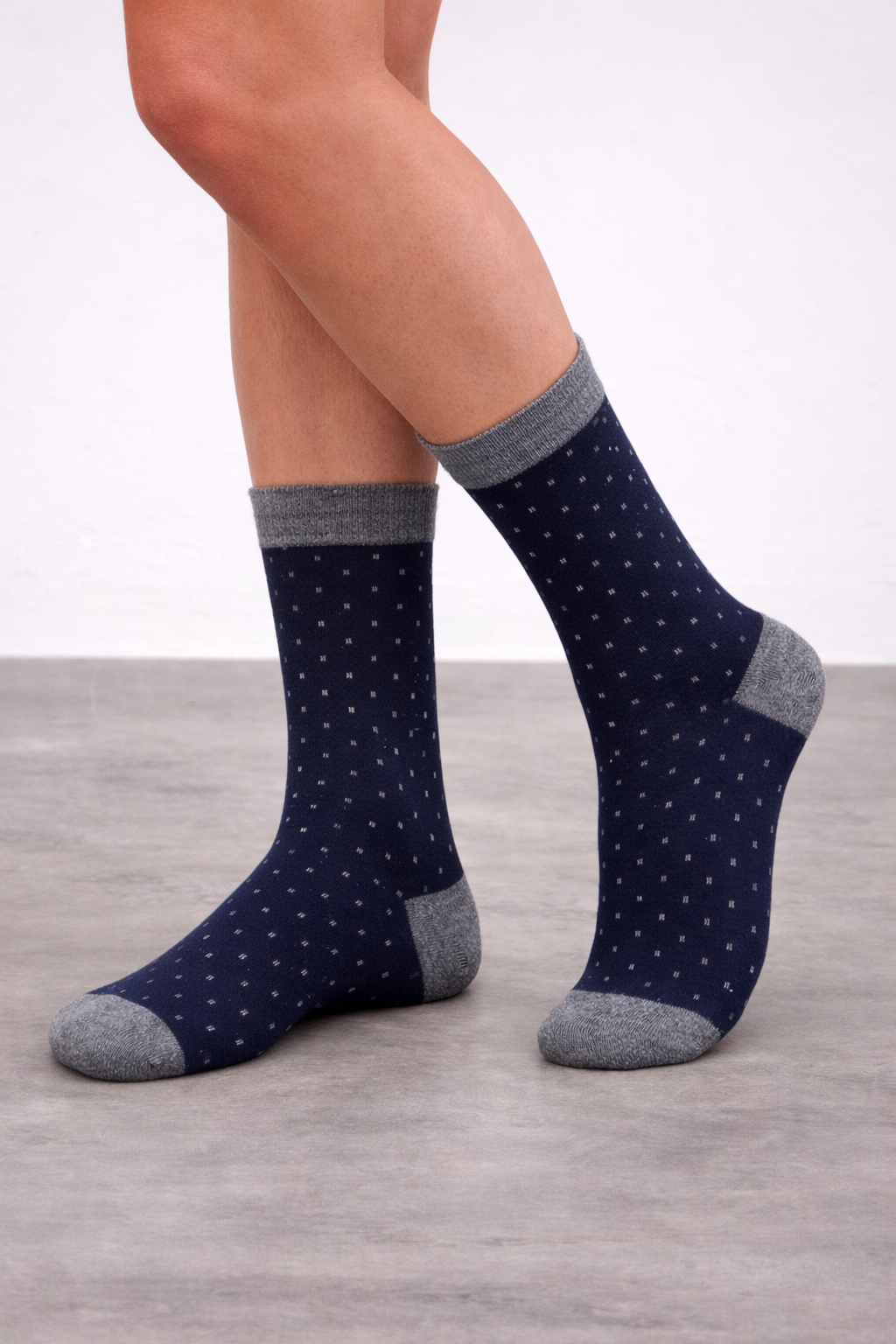 Erkek Bambu Puan Jakarlı Soket Çorap