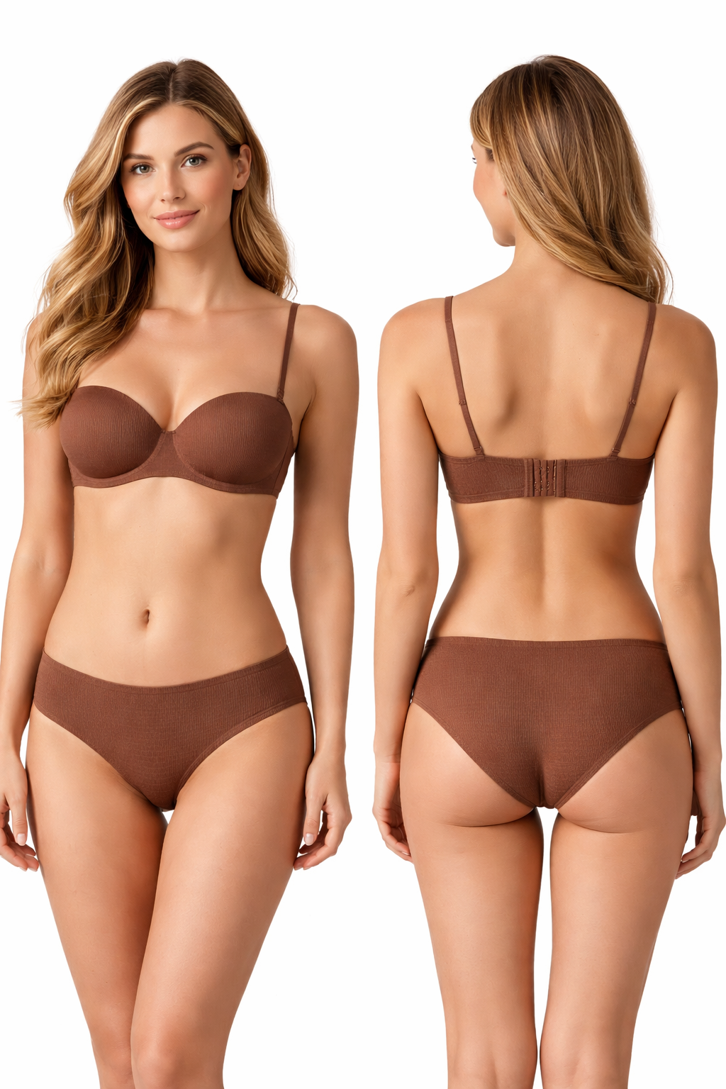 Kadın Dikişsiz Straplez Boş Kap Sütyen