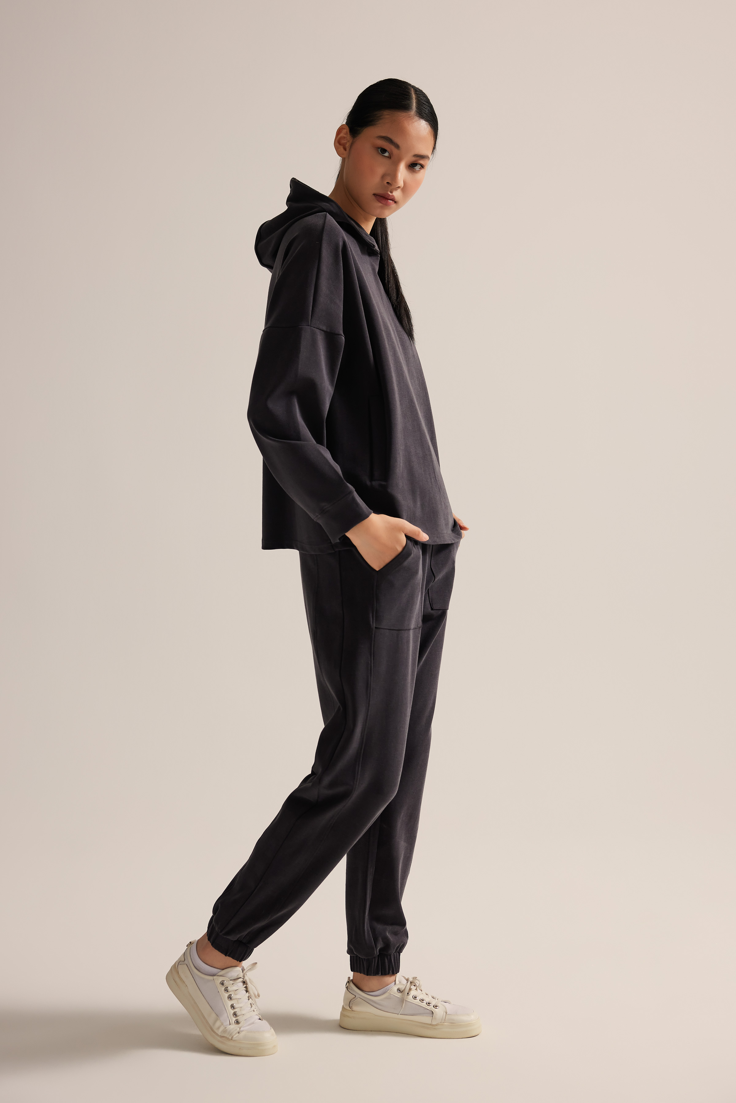 Kadın Soft Touch Cepli Uzun Pantolon