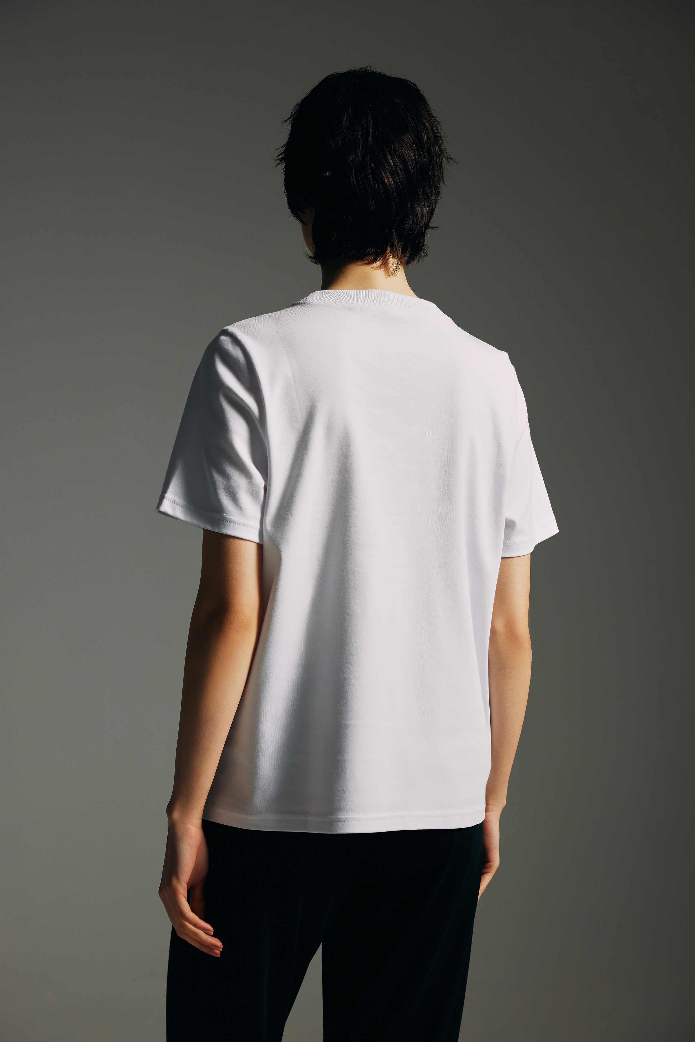 Kadın Pamuklu Kısa Kollu T-shirt	