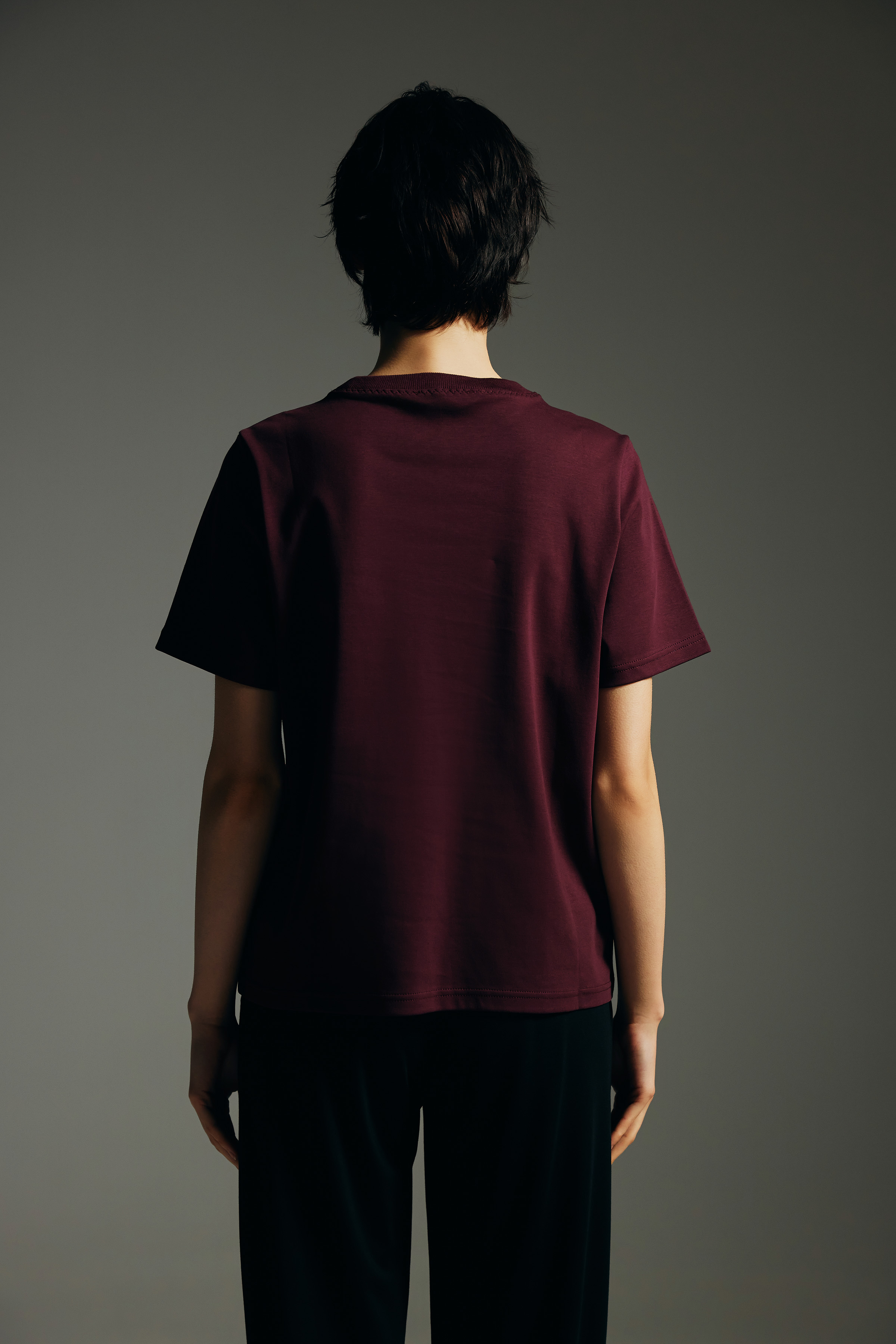 Kadın Pamuklu Kısa Kollu T-shirt	