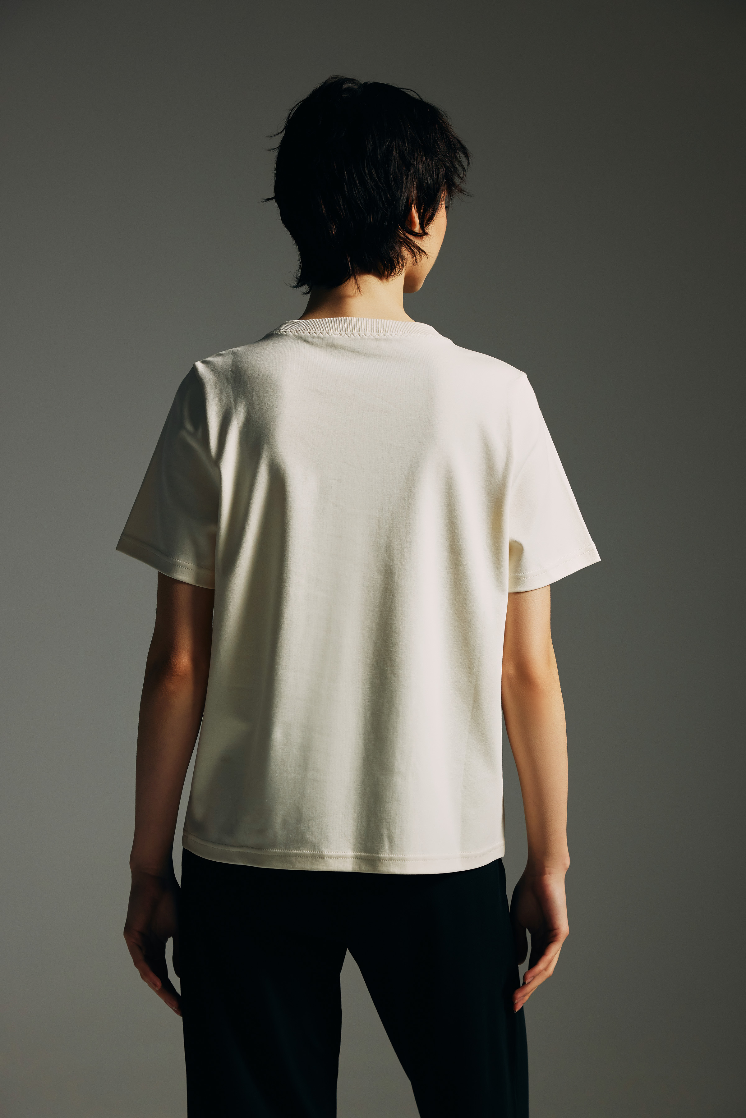 Kadın Pamuklu Kısa Kollu T-shirt	