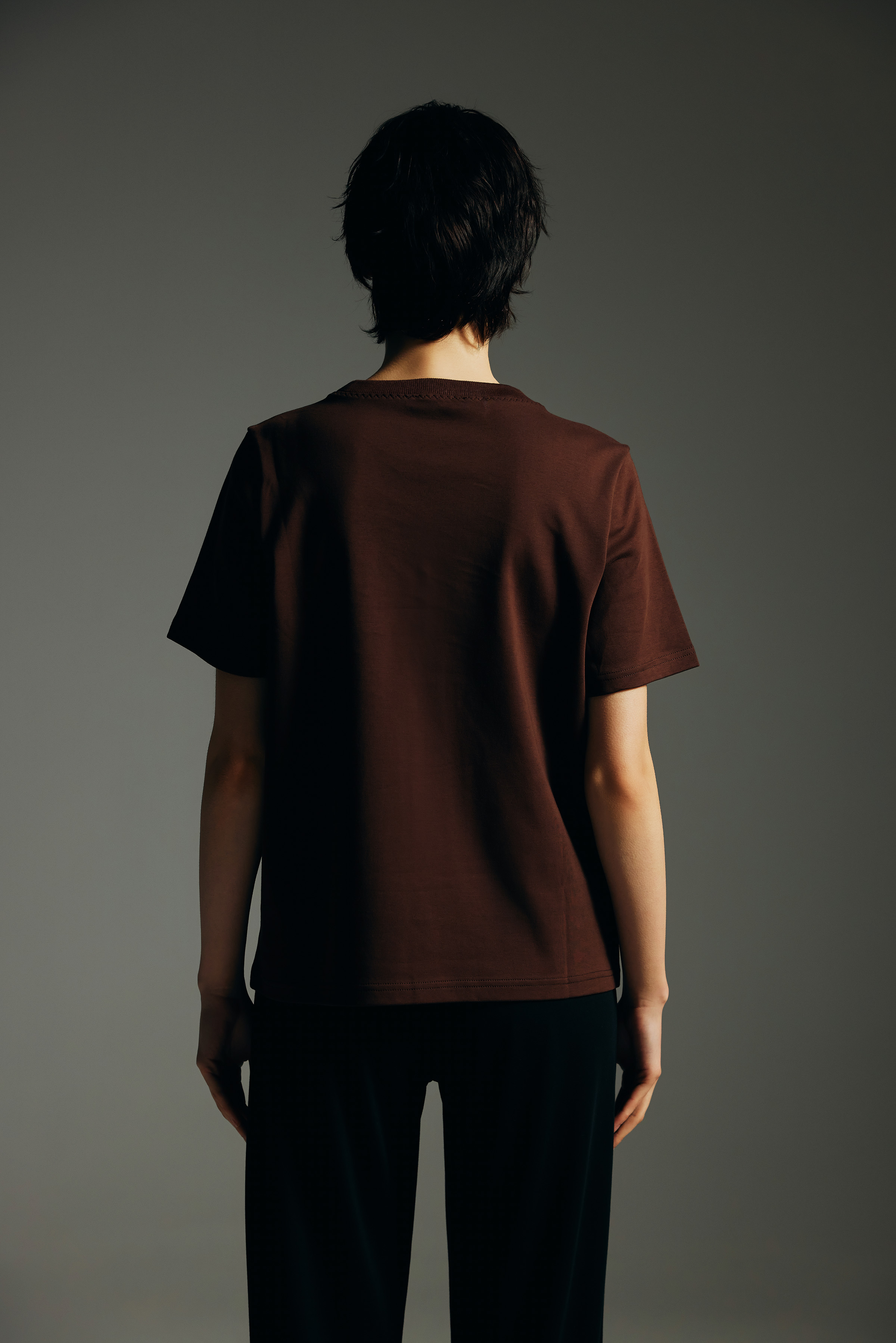 Kadın Pamuklu Kısa Kollu T-shirt	