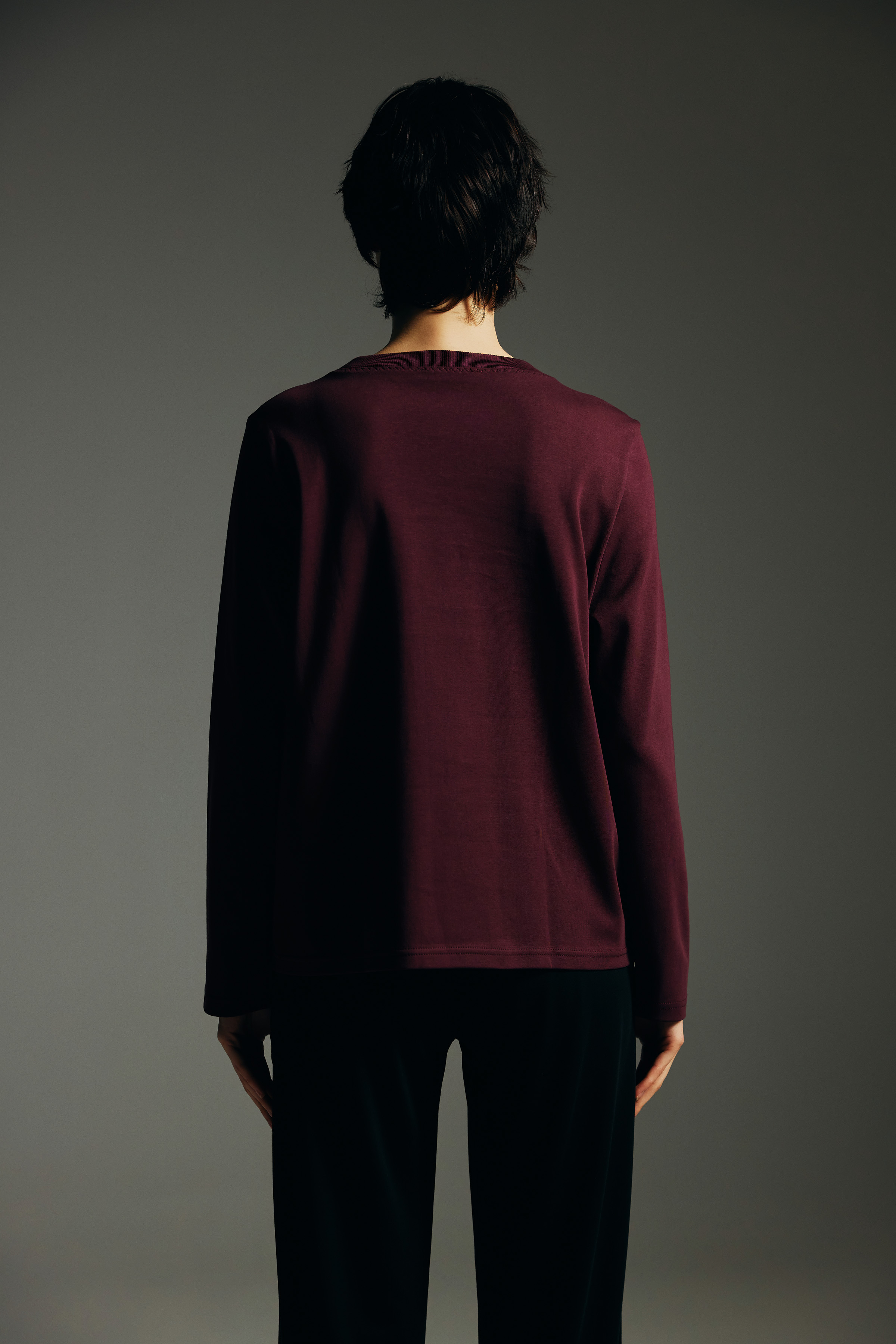 Kadın Pamuklu Uzun Kollu T-shirt