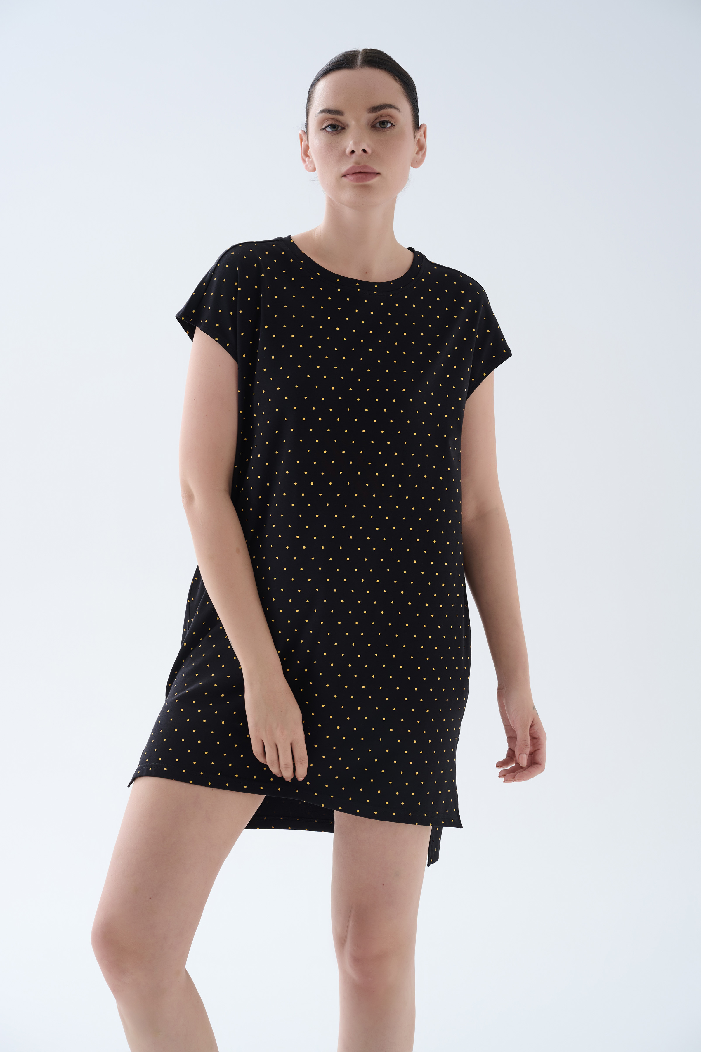 Kadın Pamuklu Kolsuz Gecelik