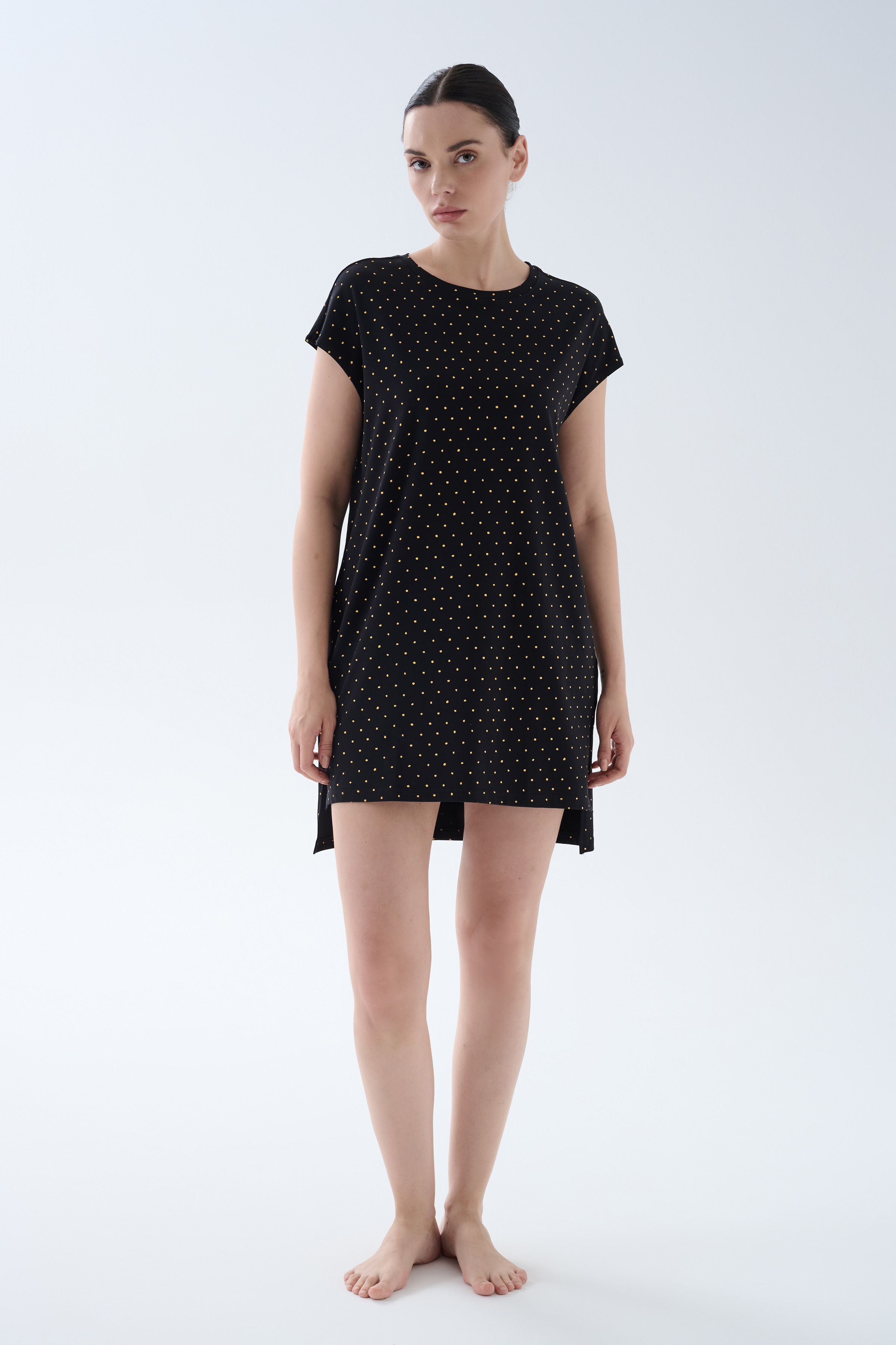 Kadın Pamuklu Kolsuz Gecelik