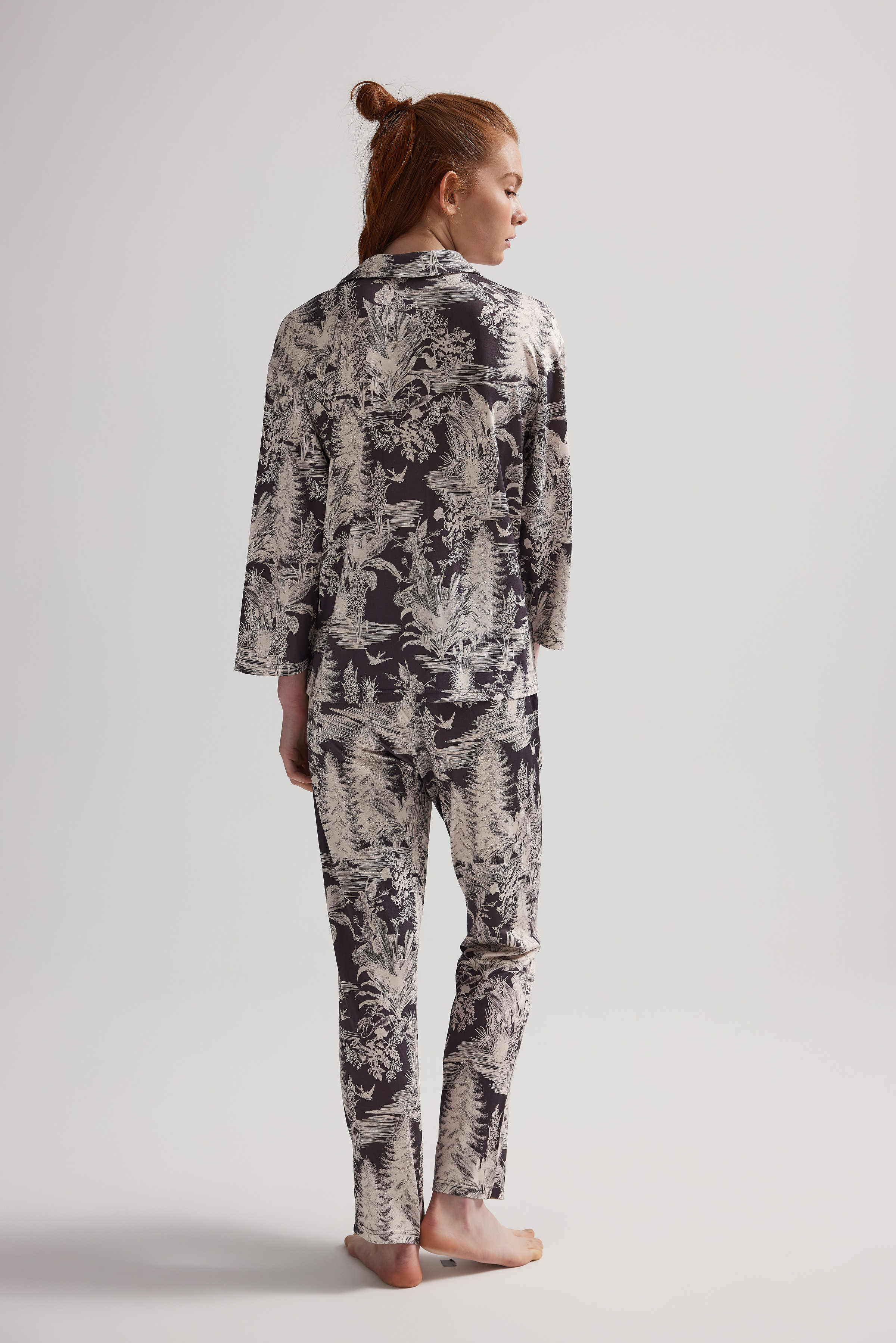 Kadın Viskon Cepli Uzun Pijama Altı