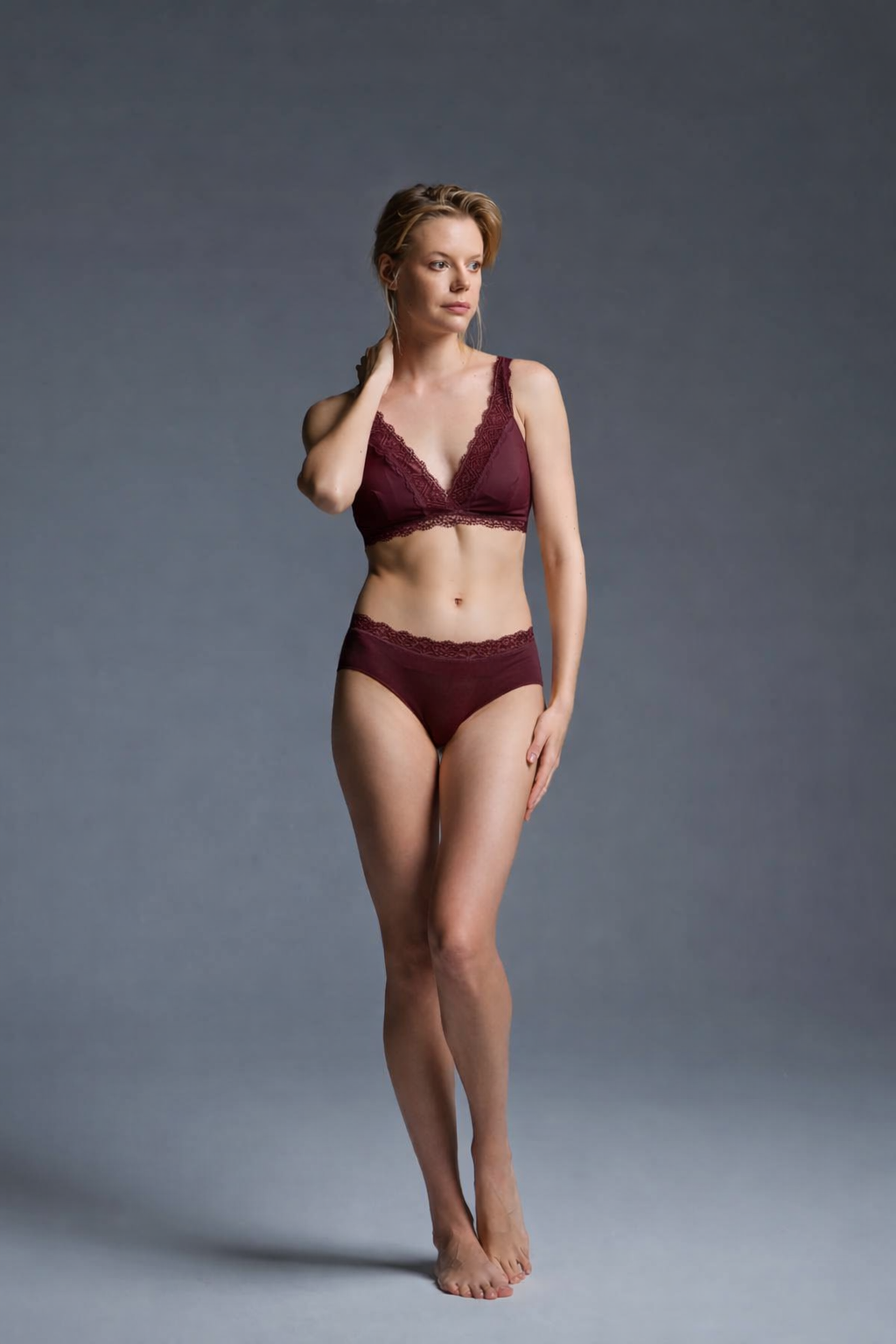 Hays Kadın Dantel Detaylı Balensiz Pamuklu Sütyen