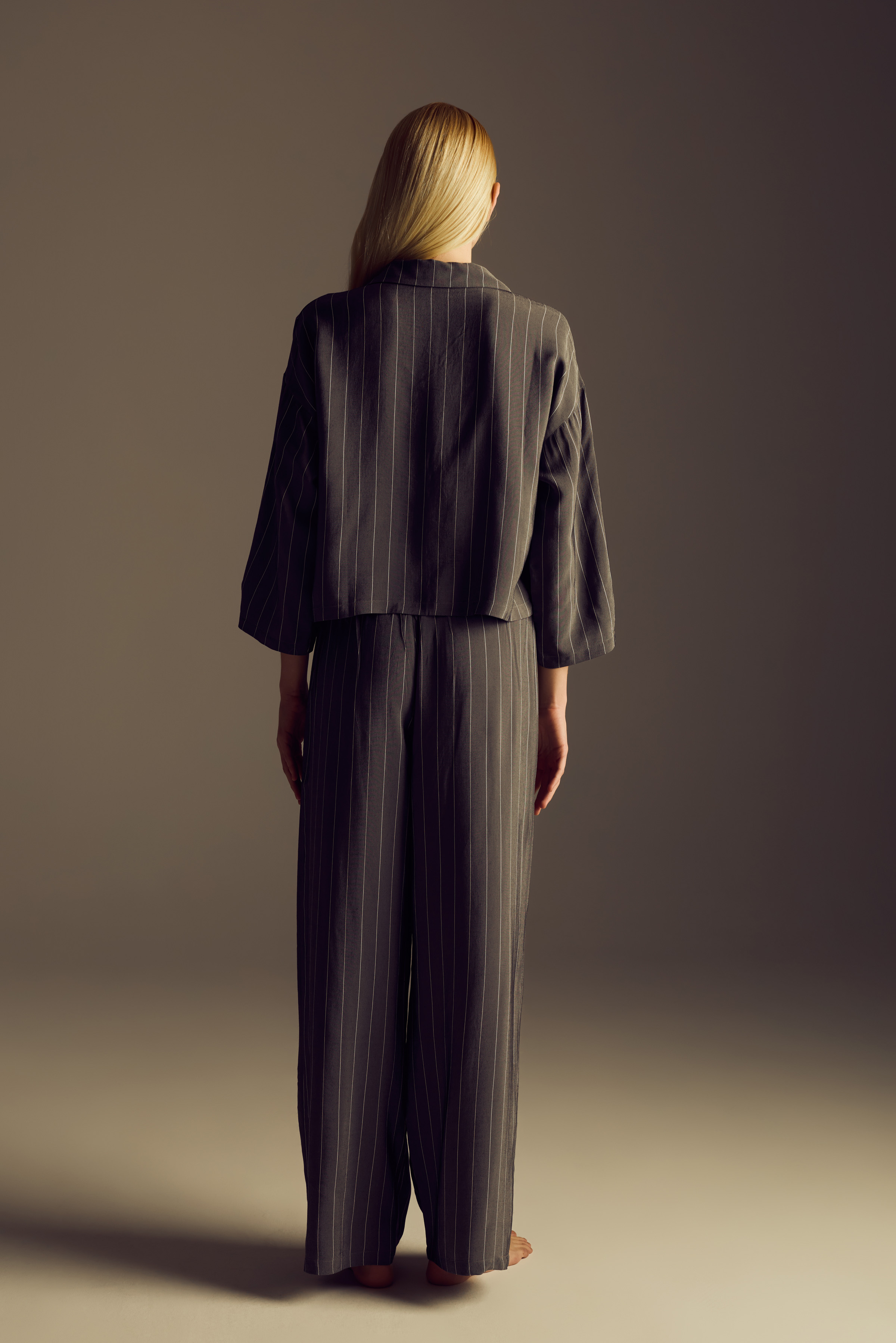 Kadın Dokuma Uzun Kollu Gömlek