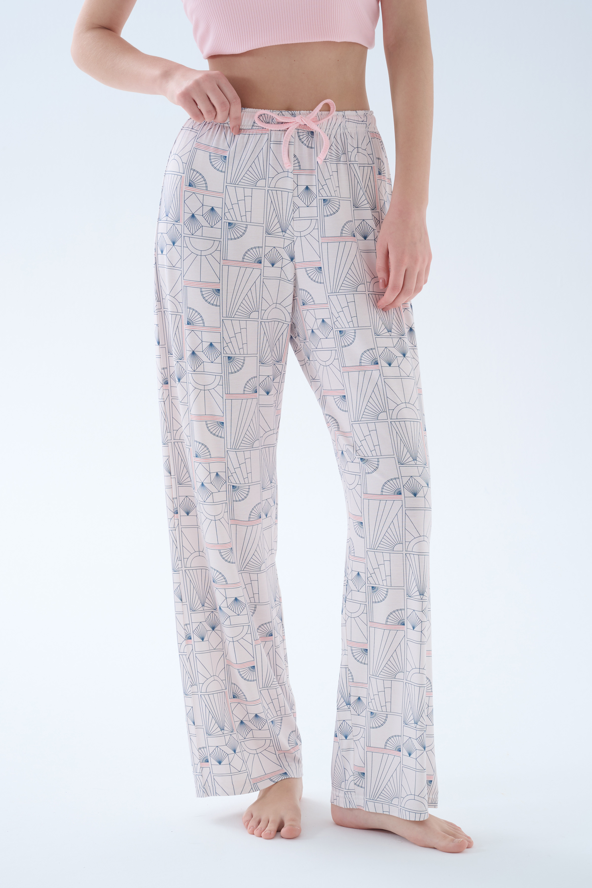 Kadın Pamuklu Uzun Pijama Altı