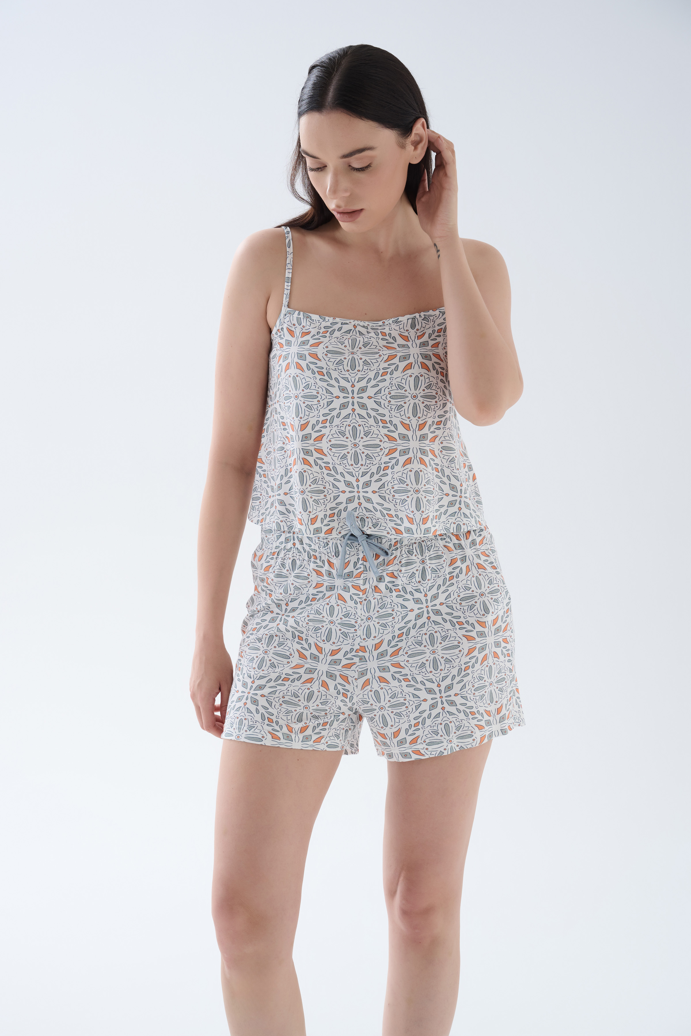 Kadın Viskoz Atletli Şort Pijama Takımı