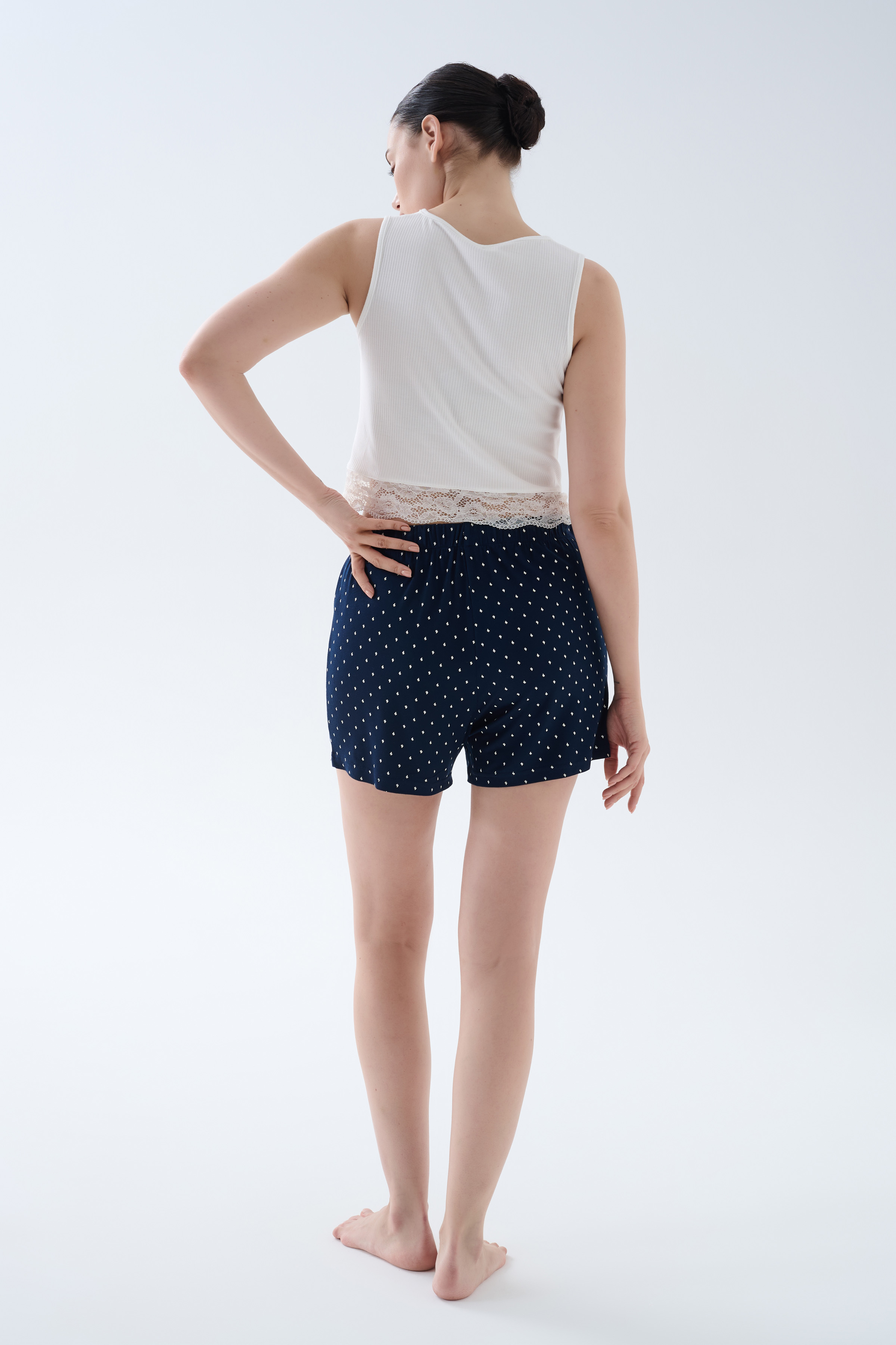 Kadın Modal Atlet Şortlu Pijama Takımı