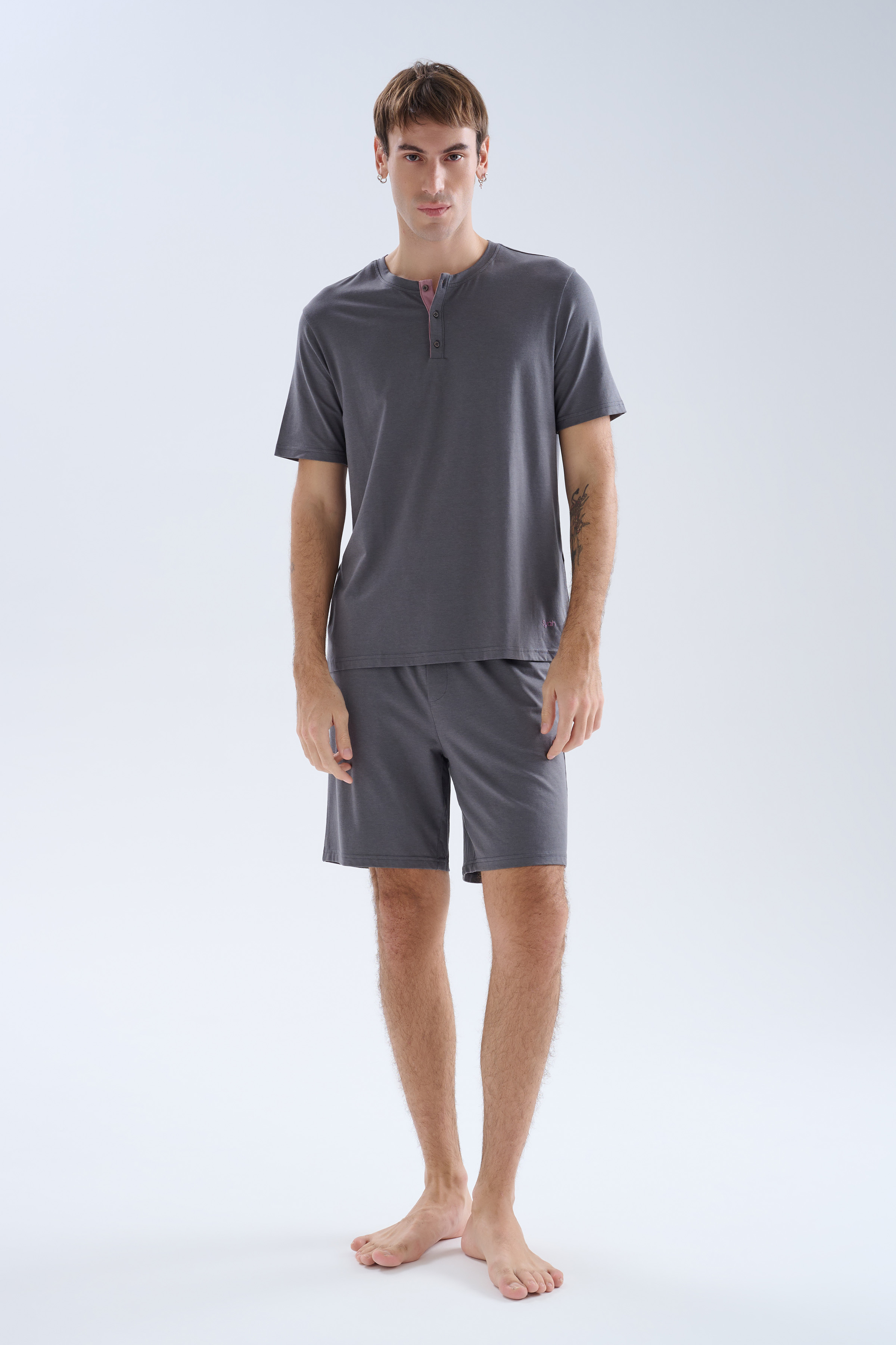 Erkek Modal Cepli Şort Pijama Altı