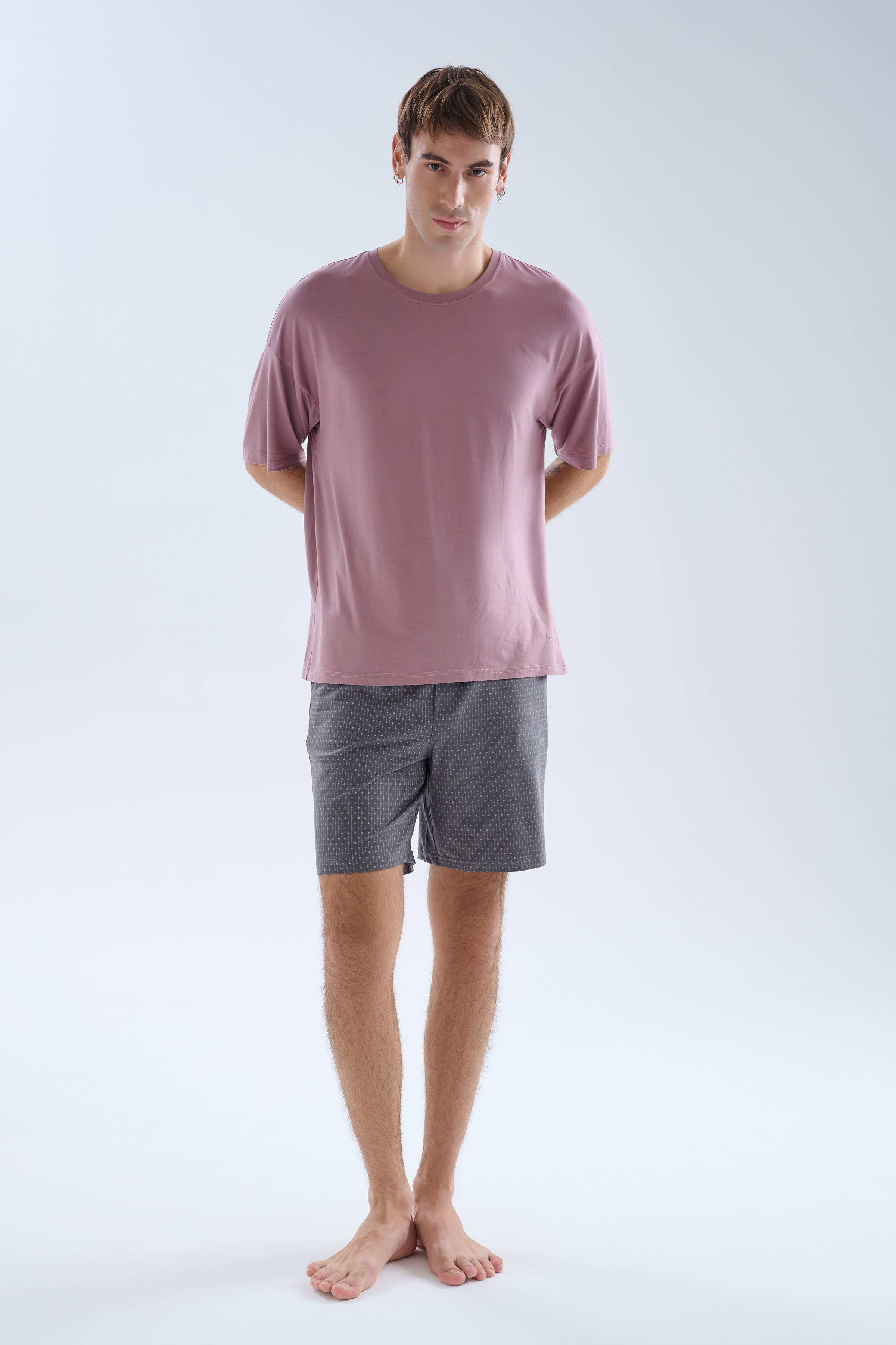 Erkek Modal Cepli Şort Pijama Altı
