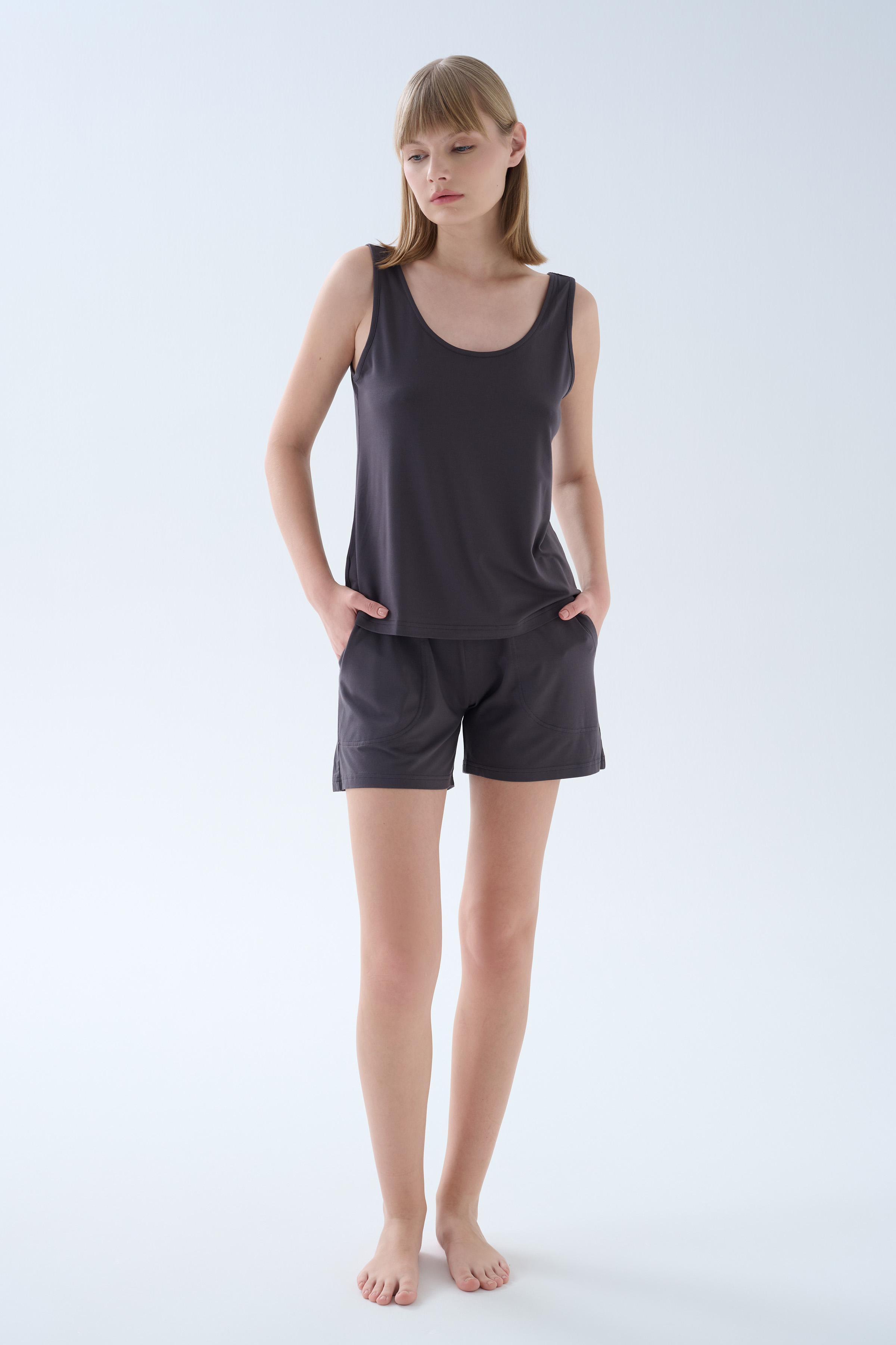 Kadın Modal Cepli Şort