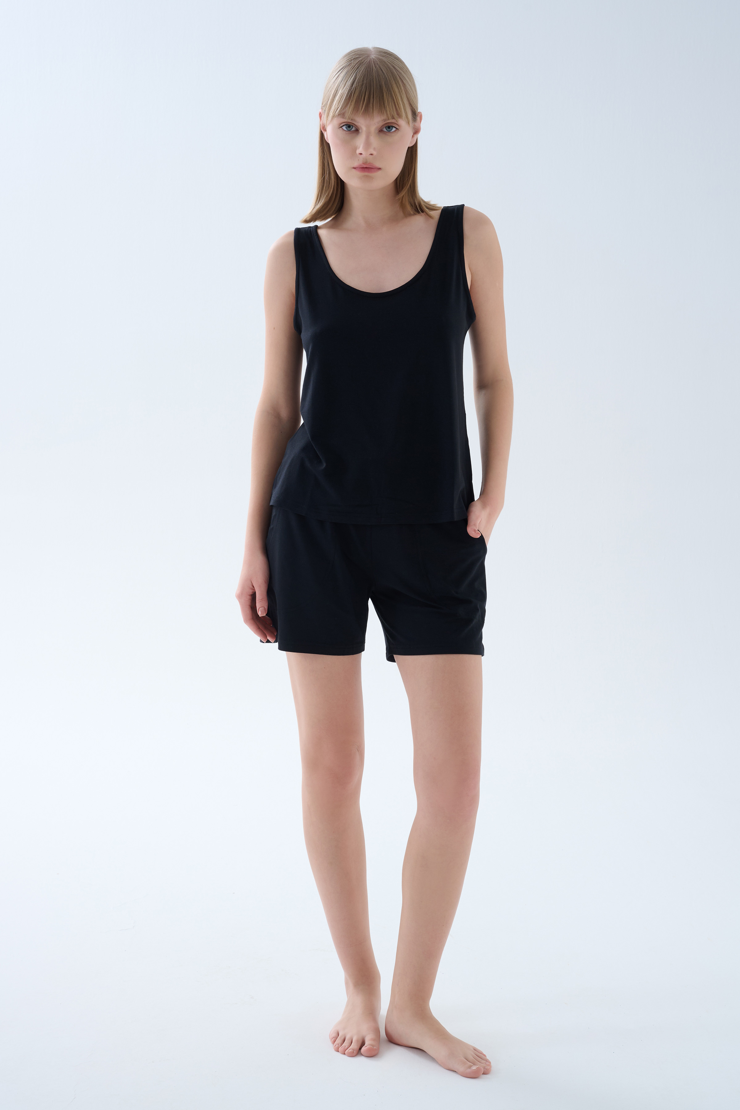 Kadın Modal Cepli Şort