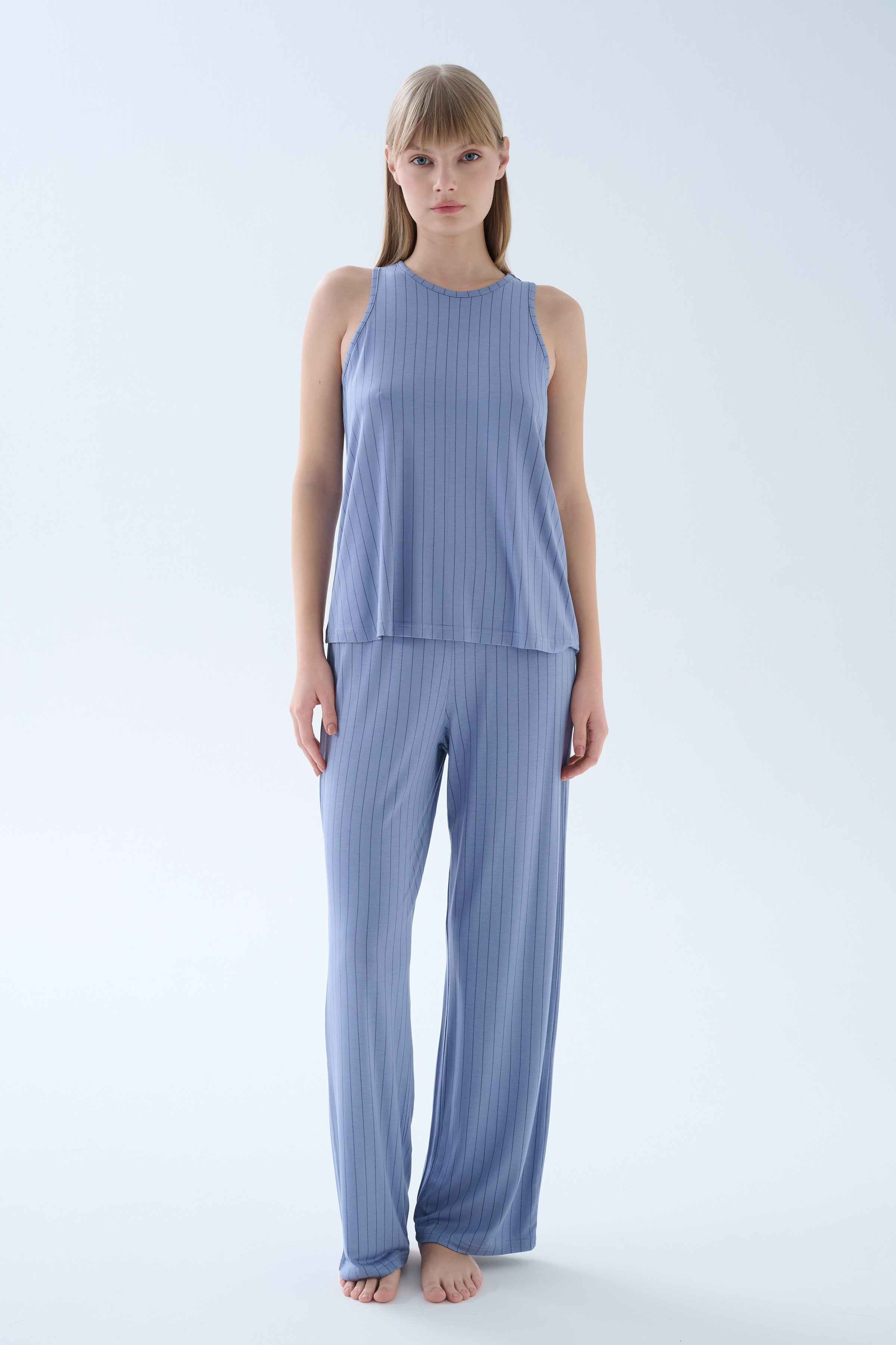 Kadın Viskoz Uzun Pijama Altı