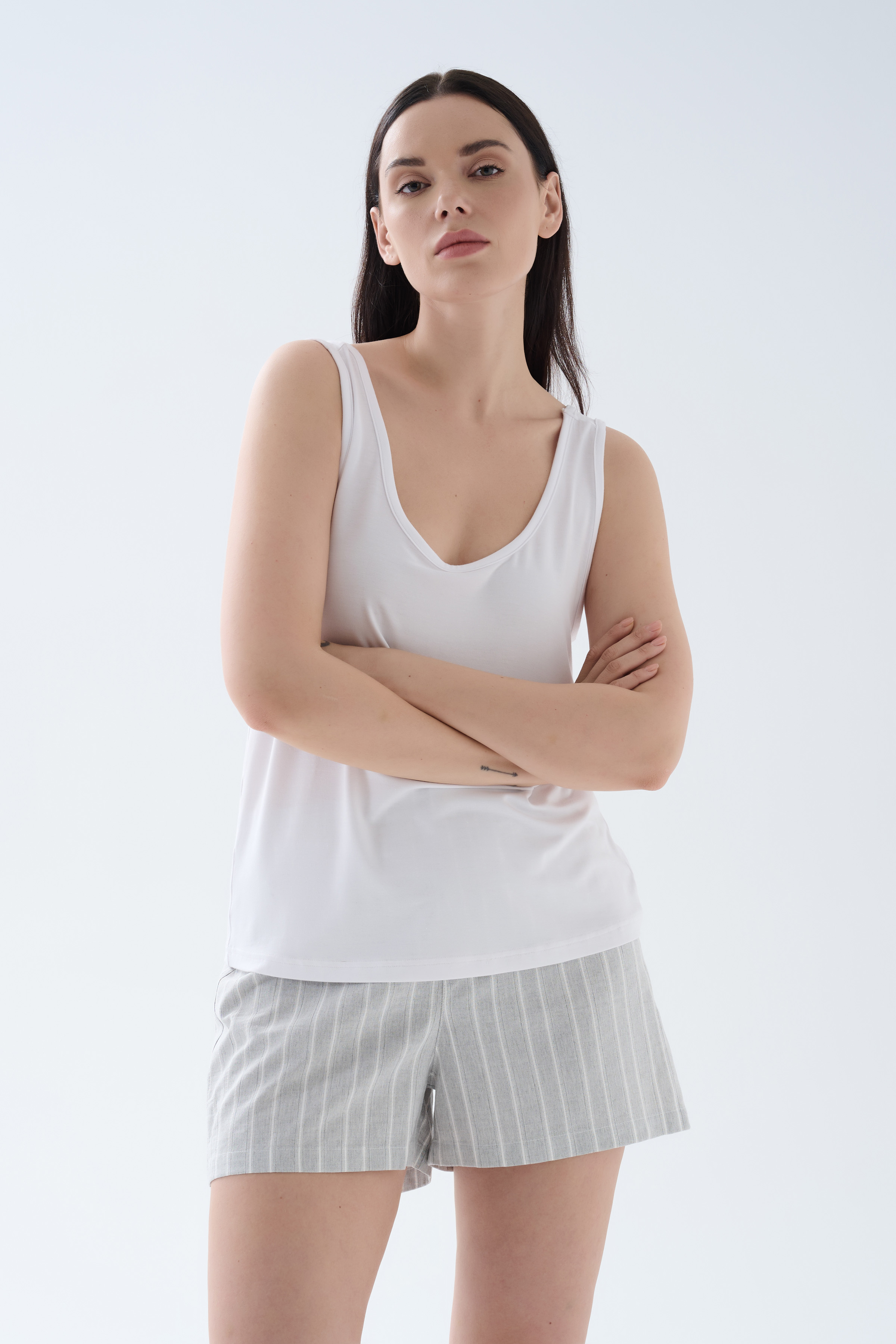 Kadın Viskoz Kalın Askılı Atlet