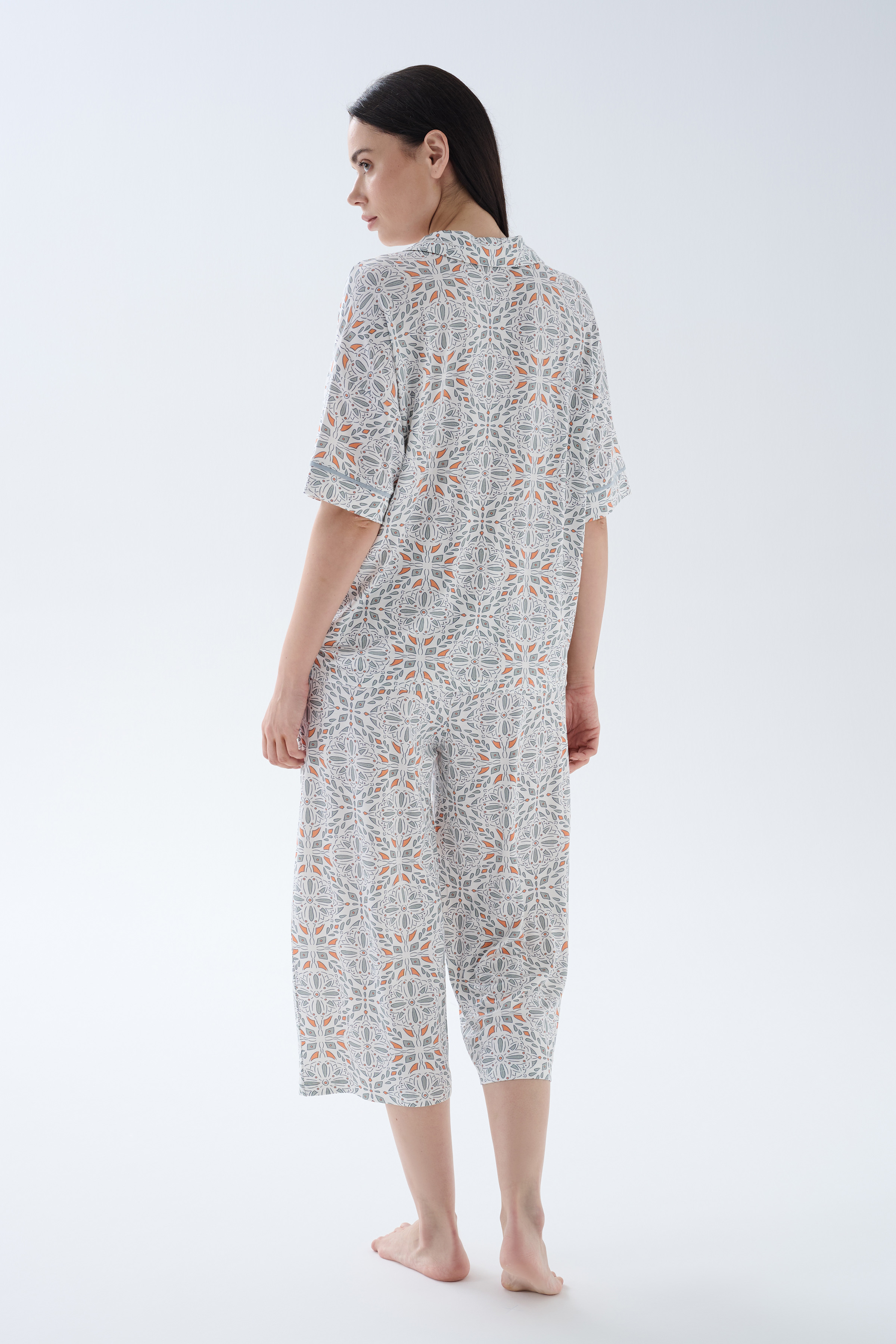 Kadın Viskoz Kapri Pijama Altı