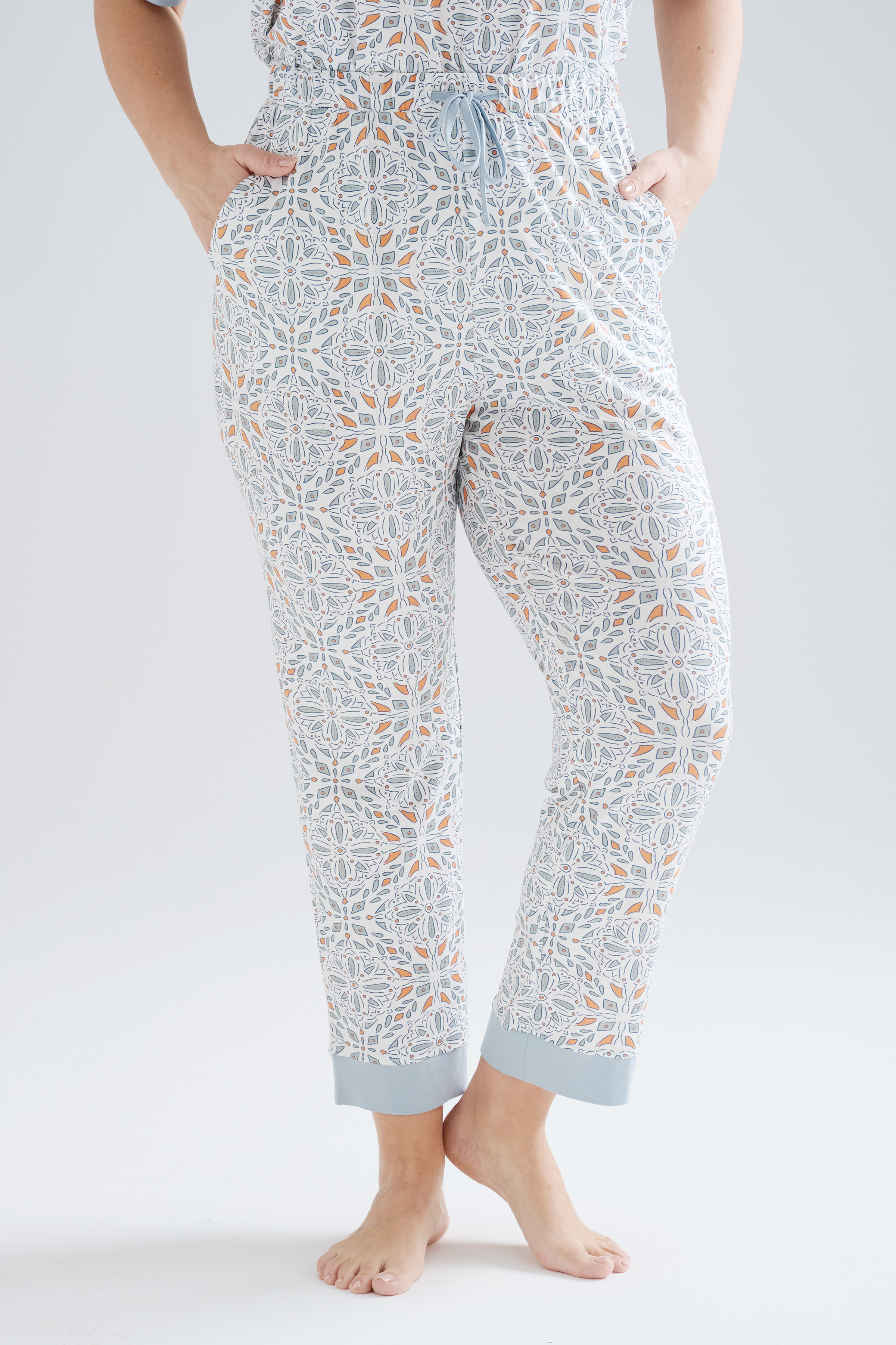 Kadın Plus Size Viskoz Kısa Kollu V Yaka Uzun Pijama Takımı