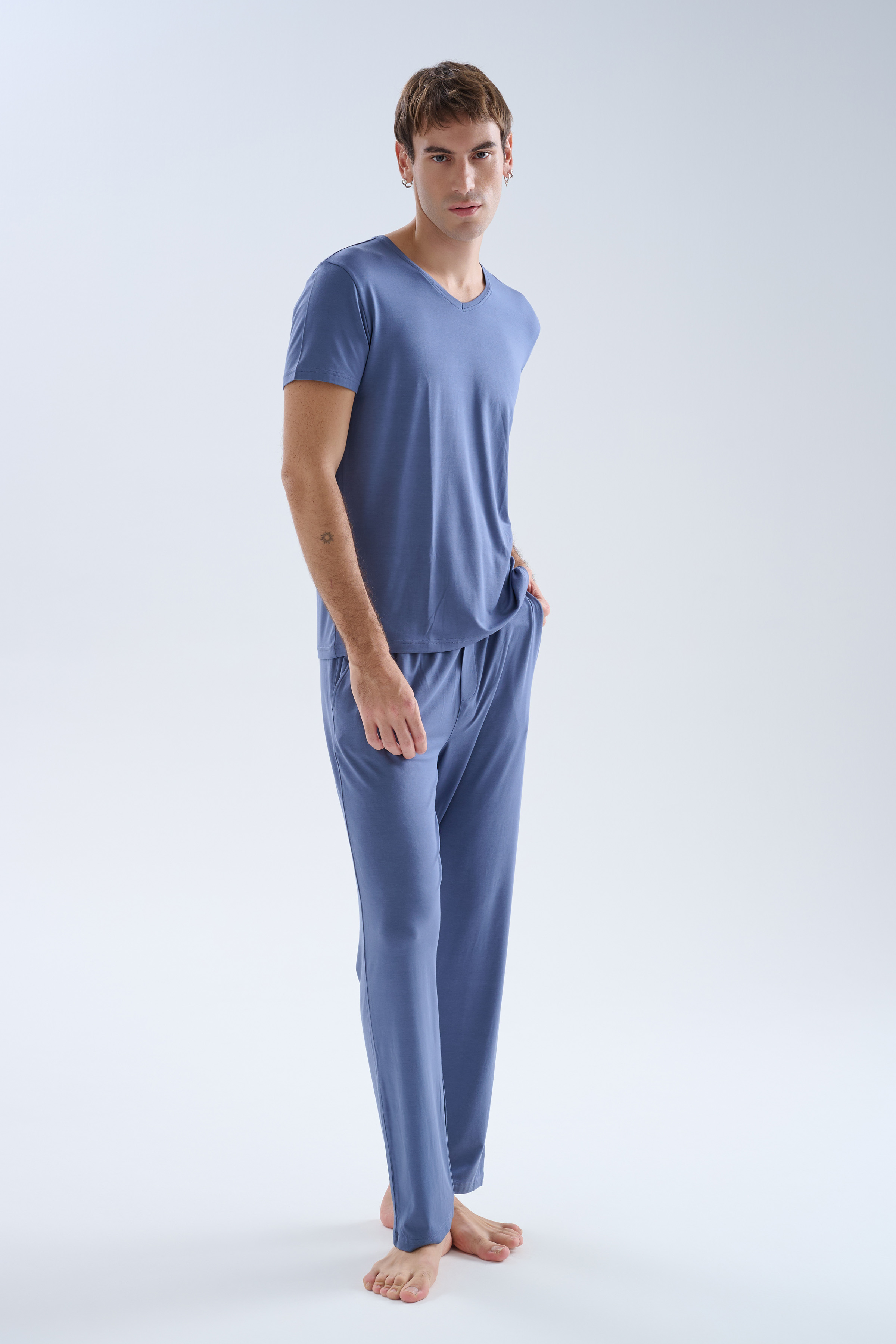 Erkek Modal Cepli Uzun Pantolon