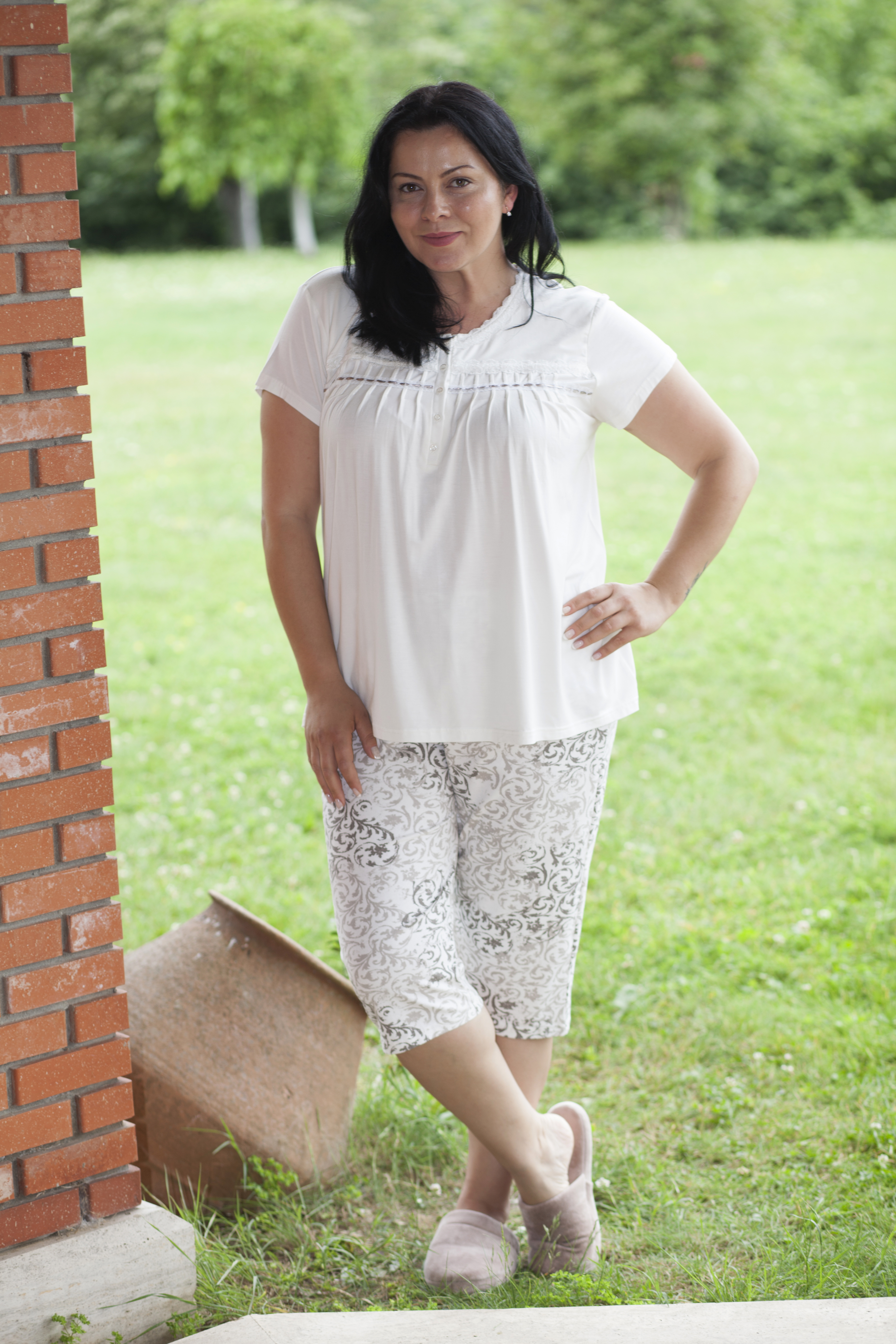 HAYS PLUS SIZE PENYE BAYAN KAPRI PIJAMA TAKIMI