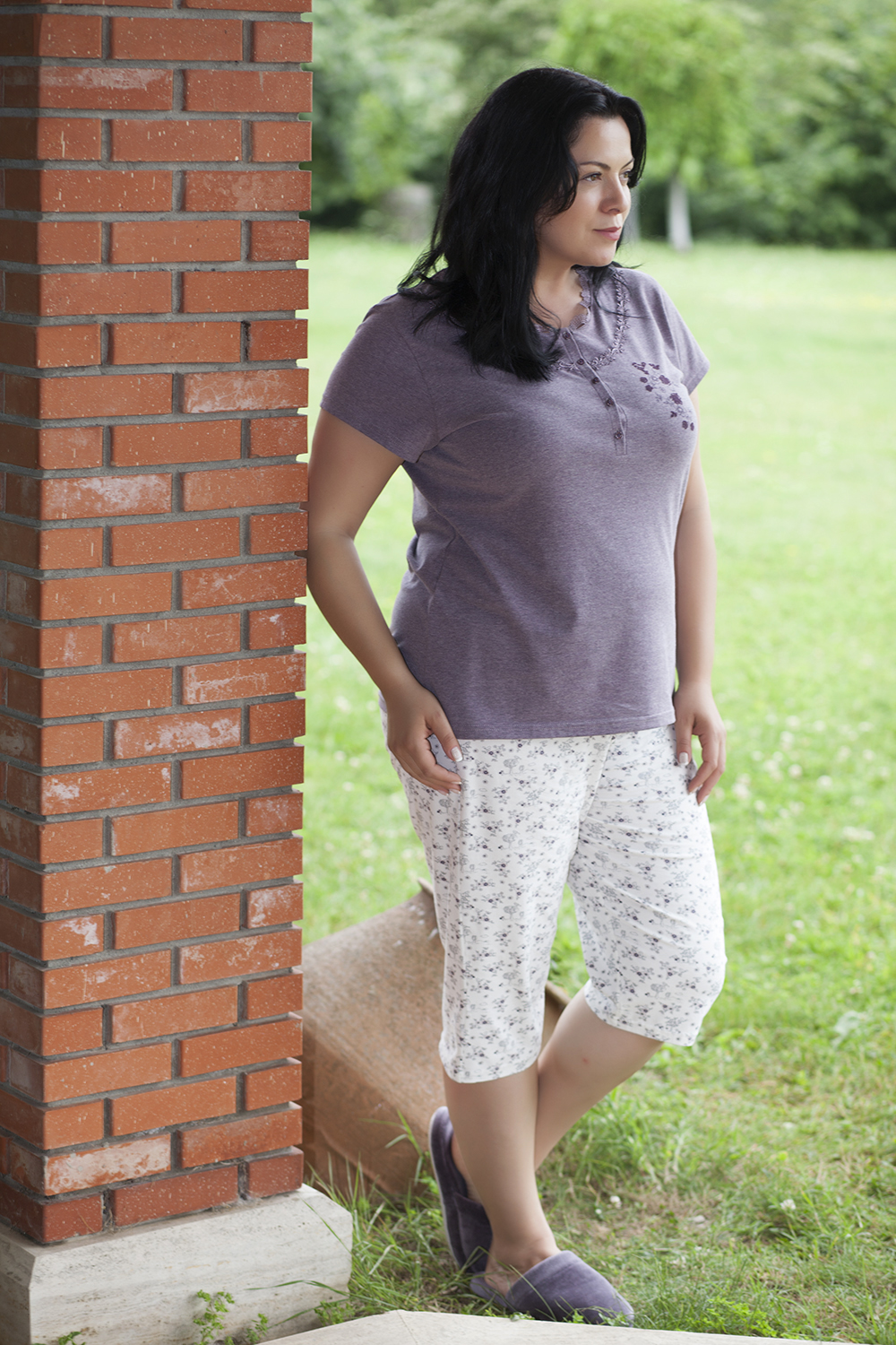 HAYS PLUS SIZE PENYE BAYAN KAPRI PIJAMA TAKIMI