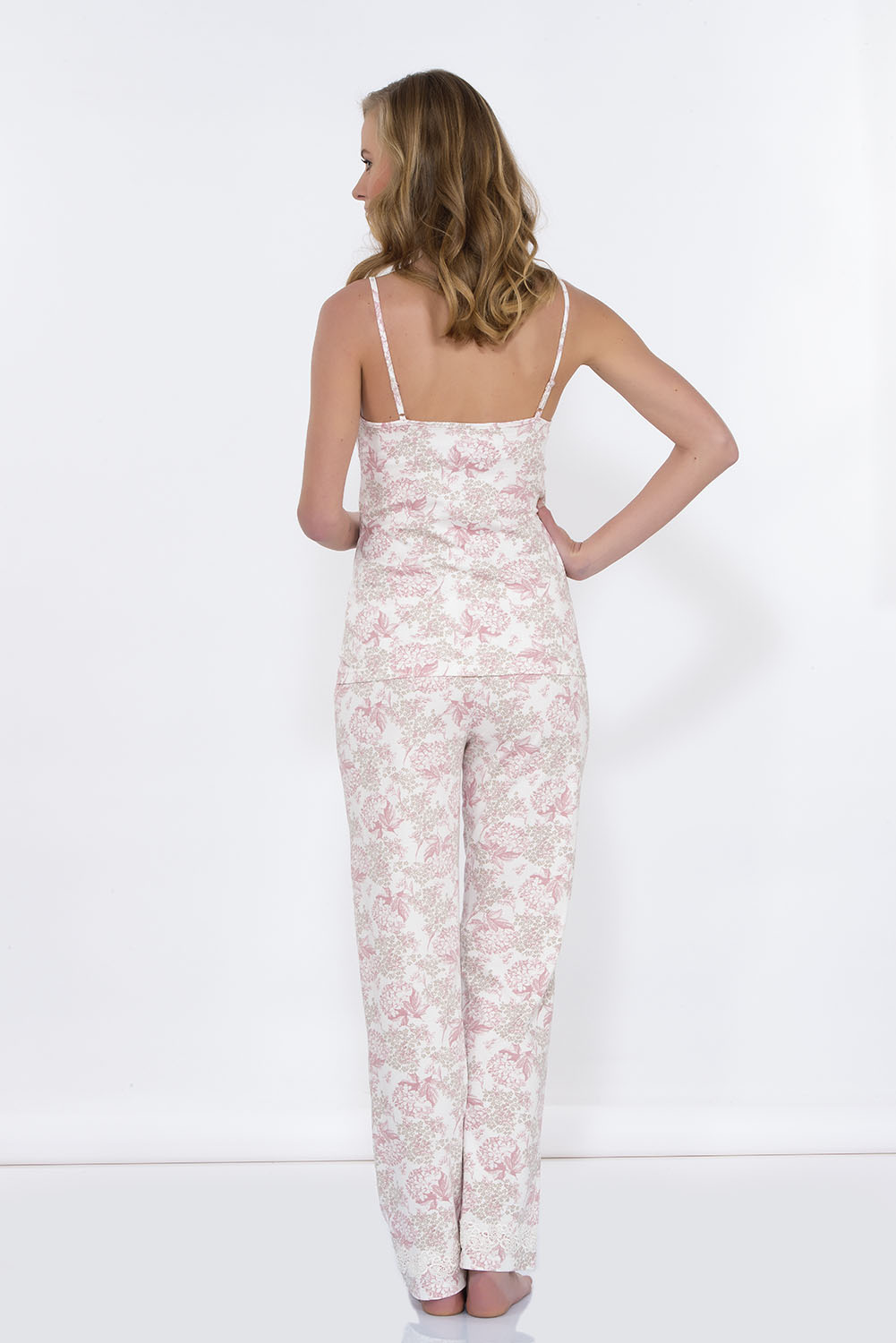 Hays Mom Romana Baskılı Penye Sabahlıklı 3lü Pijama Takımı