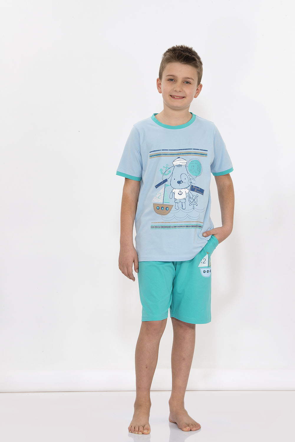 Hays Erkek Çocuk Penye Şortlu Pijama Takımı