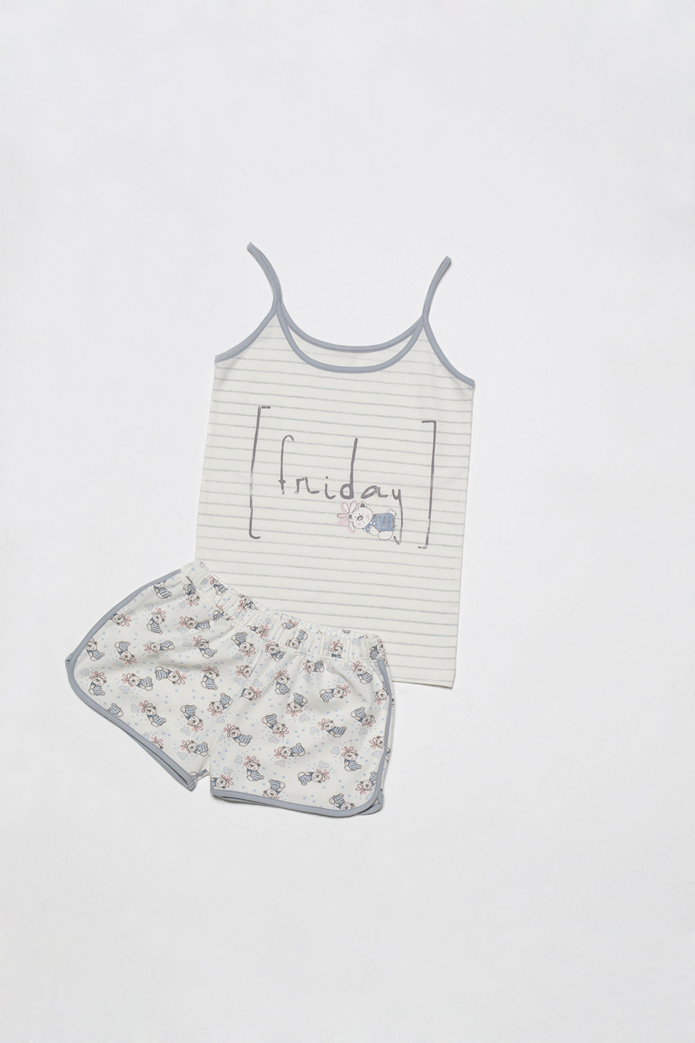 Hays Minika Kız Çocuk Penye Şortlu Pijama Takımı