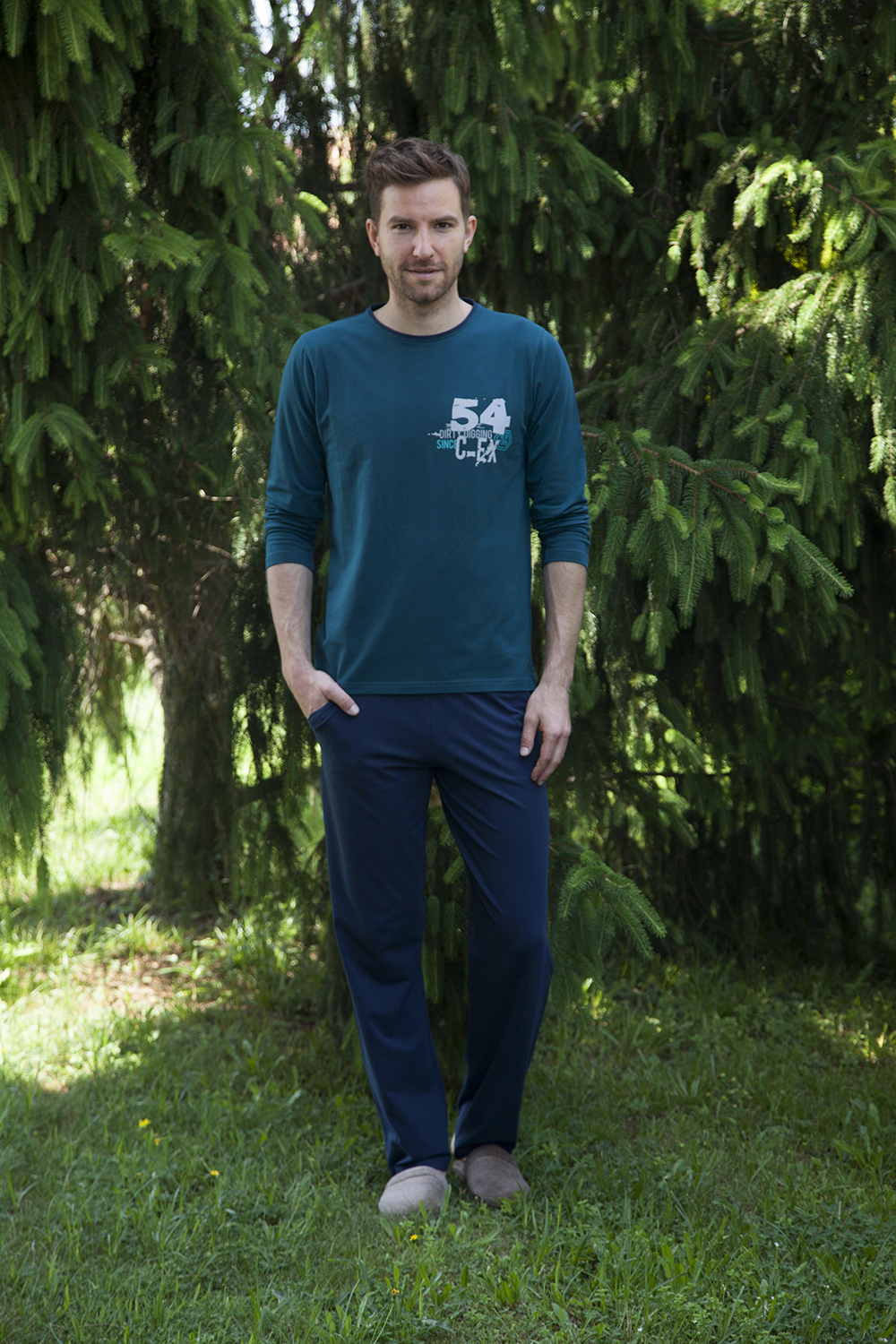 Hays Men Penye Erkek 2li Uzun Pijama Takımı
