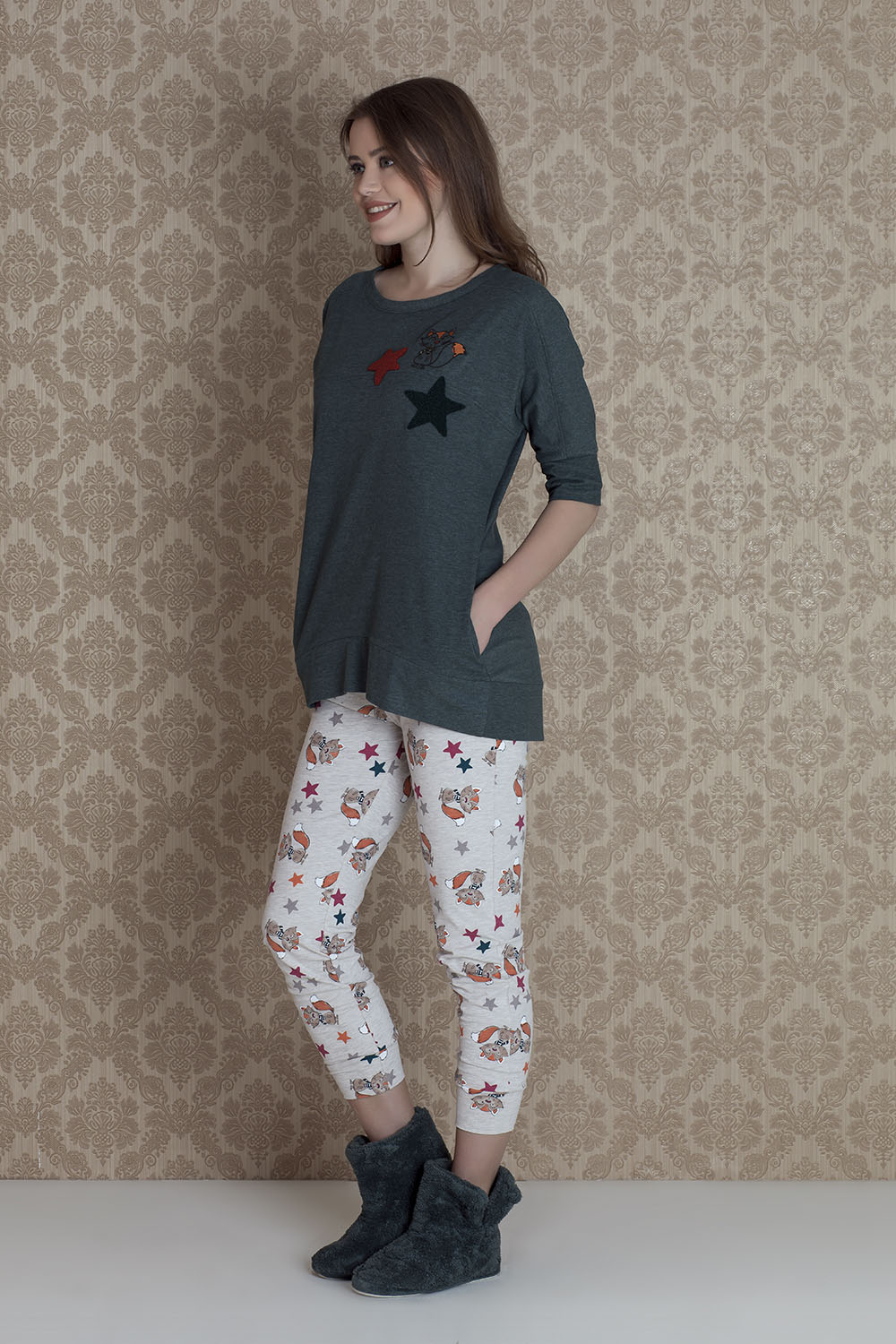 Hays Stellina Kadın Midi Pijama Takımı