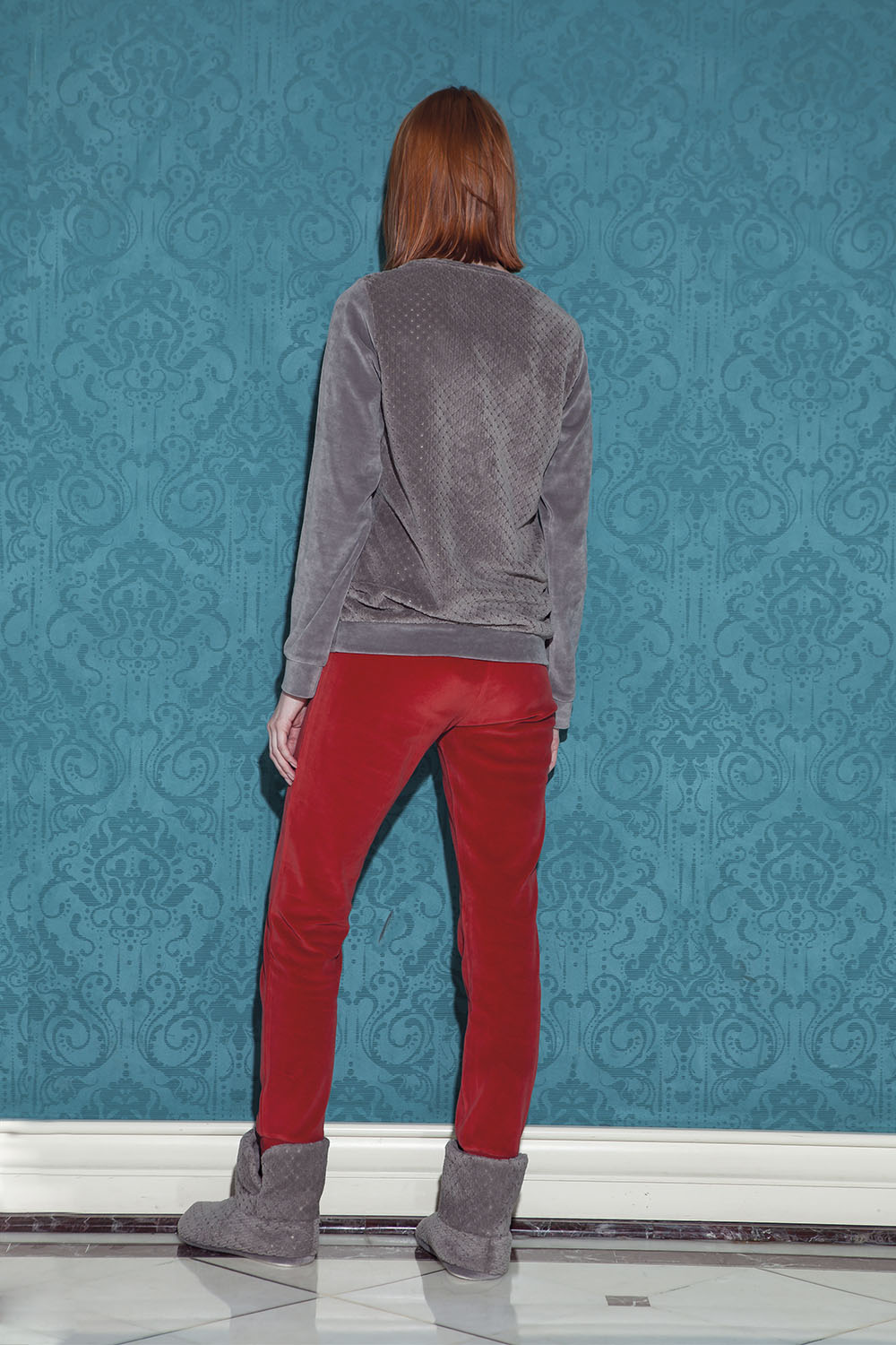 Hays Mona Jakarlı Wellsoft 2li Pijama Takımı
