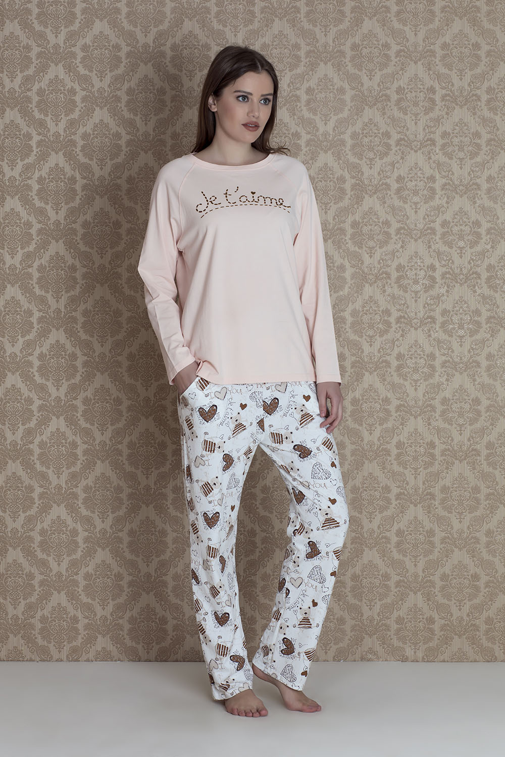 Plus Size Kadın 2li Pijama Takımı