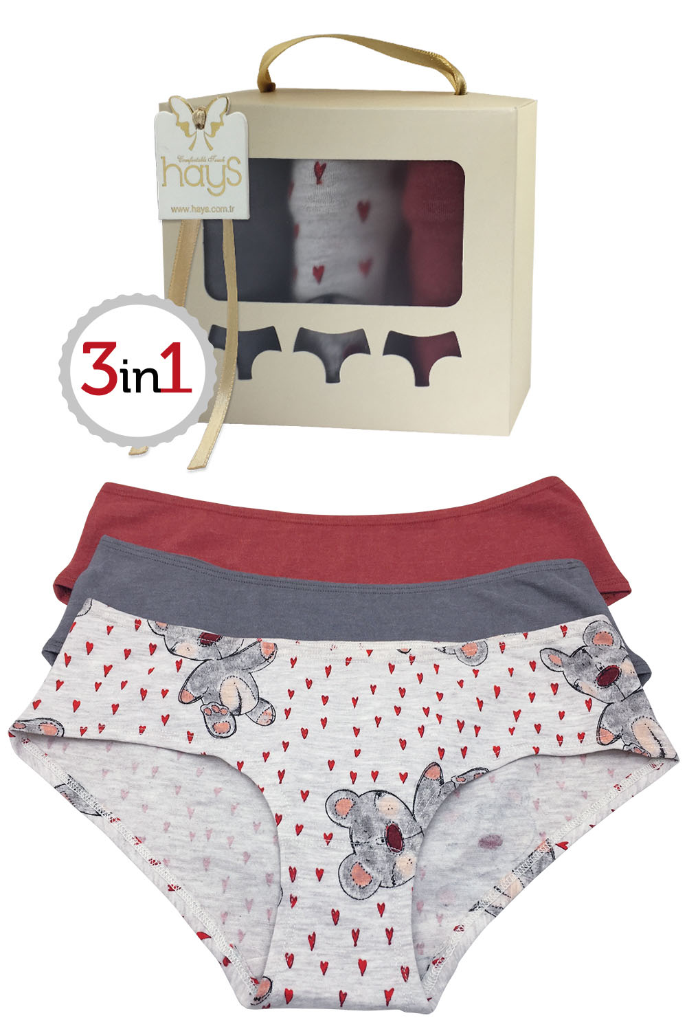 Hays Mona Kadın 3lü Slip