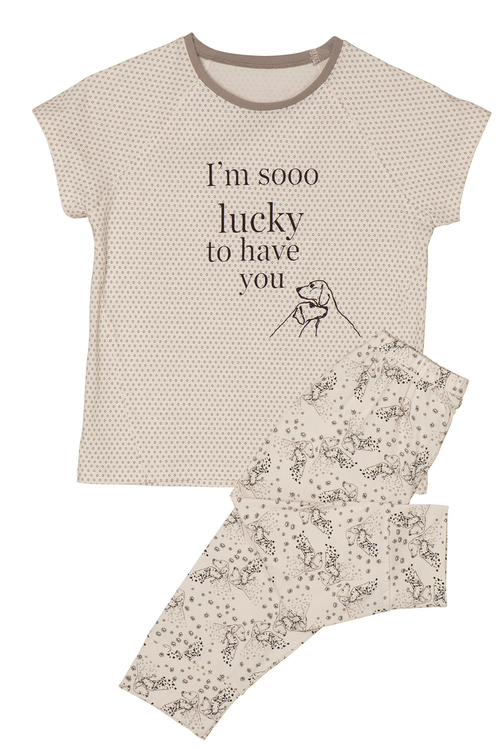 Hays Kids Kız Çocuk Penye Kapri Pijama Takımı