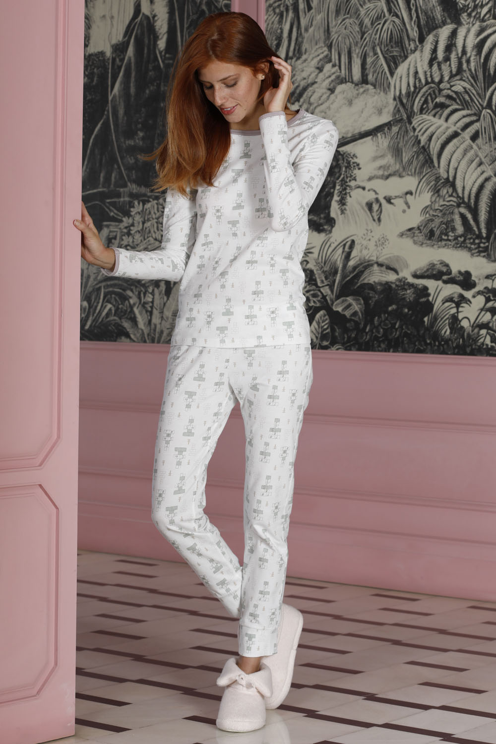 Family Kadın Penye 2li Pijama Takımı