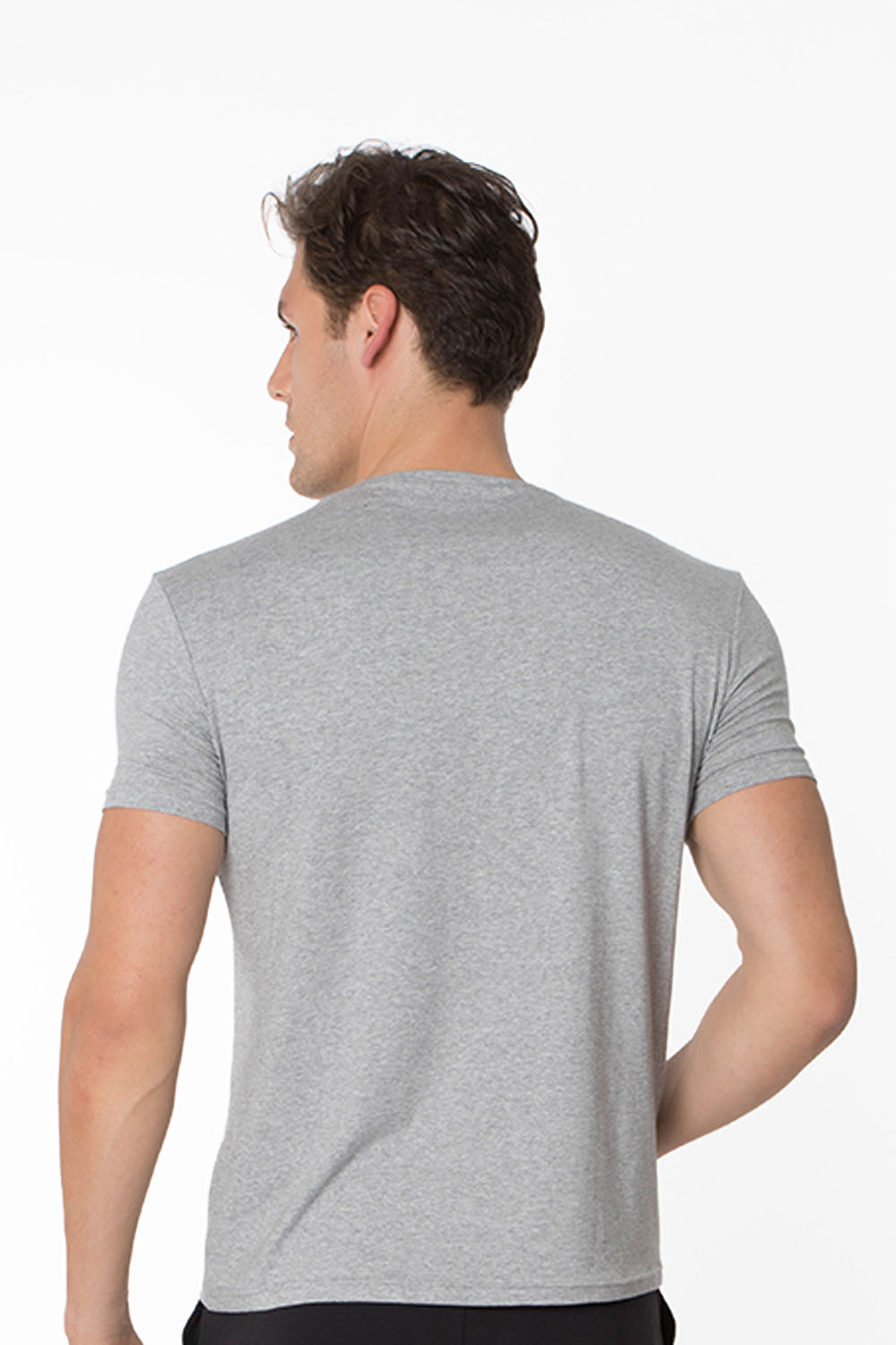 Erkek Basic Modal Bisiklet Yaka Kısa Kollu T-shirt