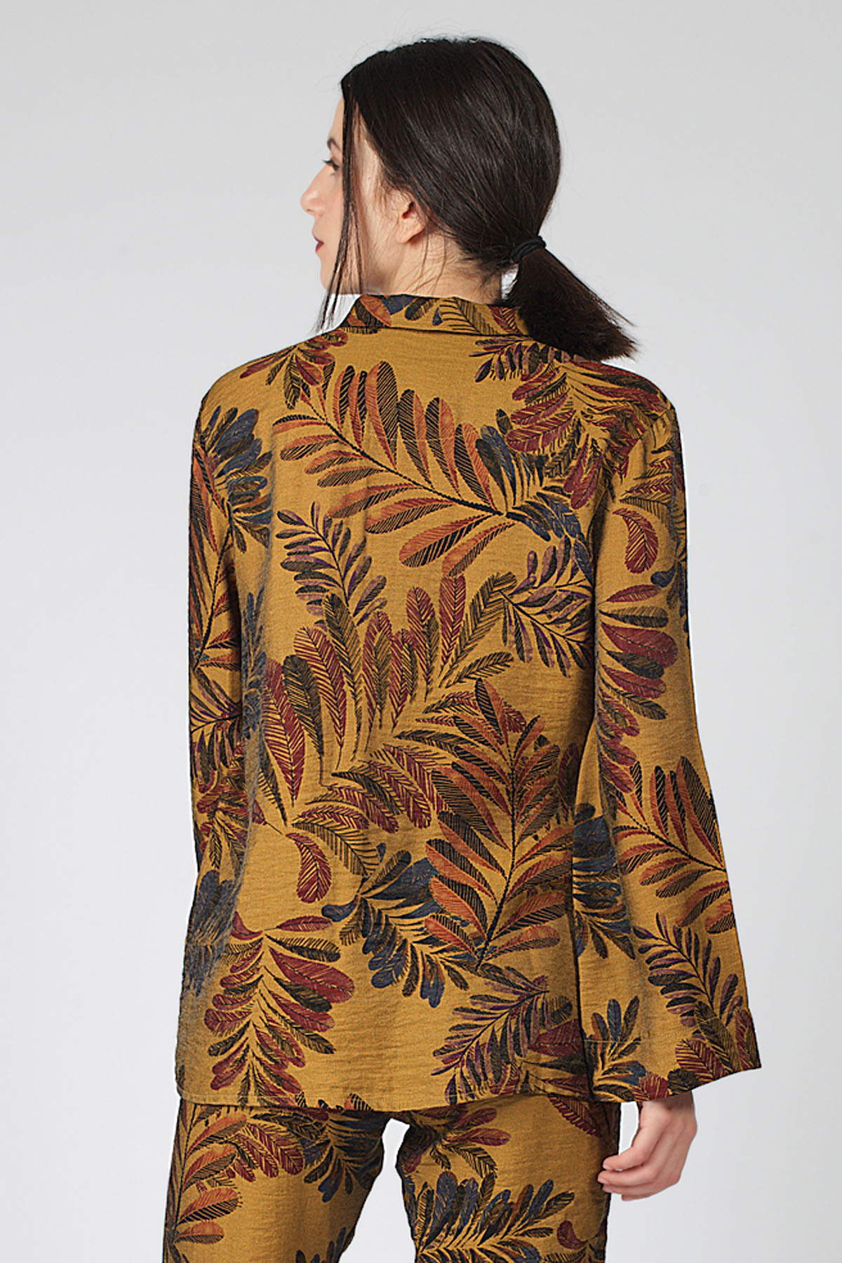 Kadın Vegan Gömlek Model Pijama Üstü