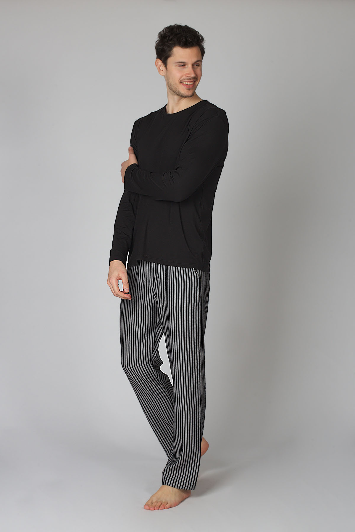 Erkek Modal Pijama Takımı
