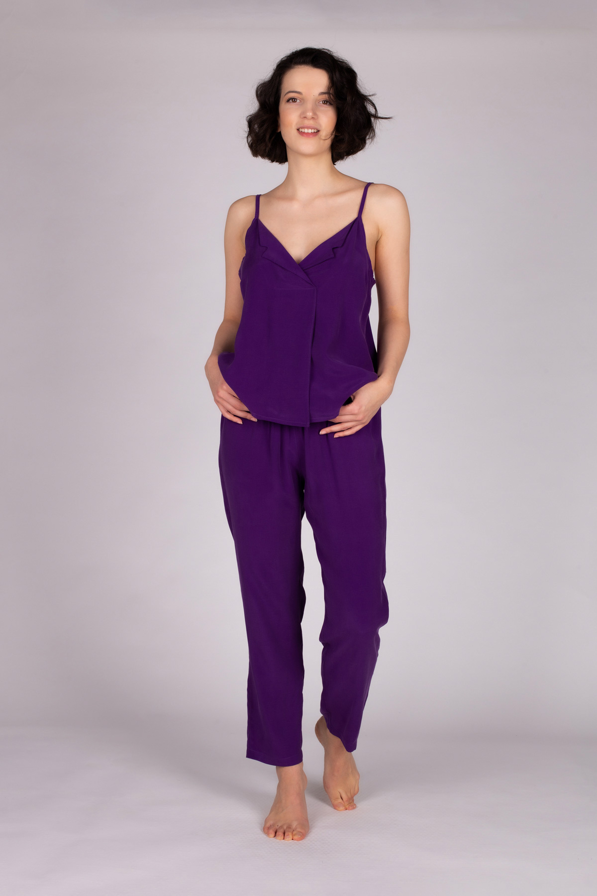 Kadın Vegan Uzun Pijama Takımı