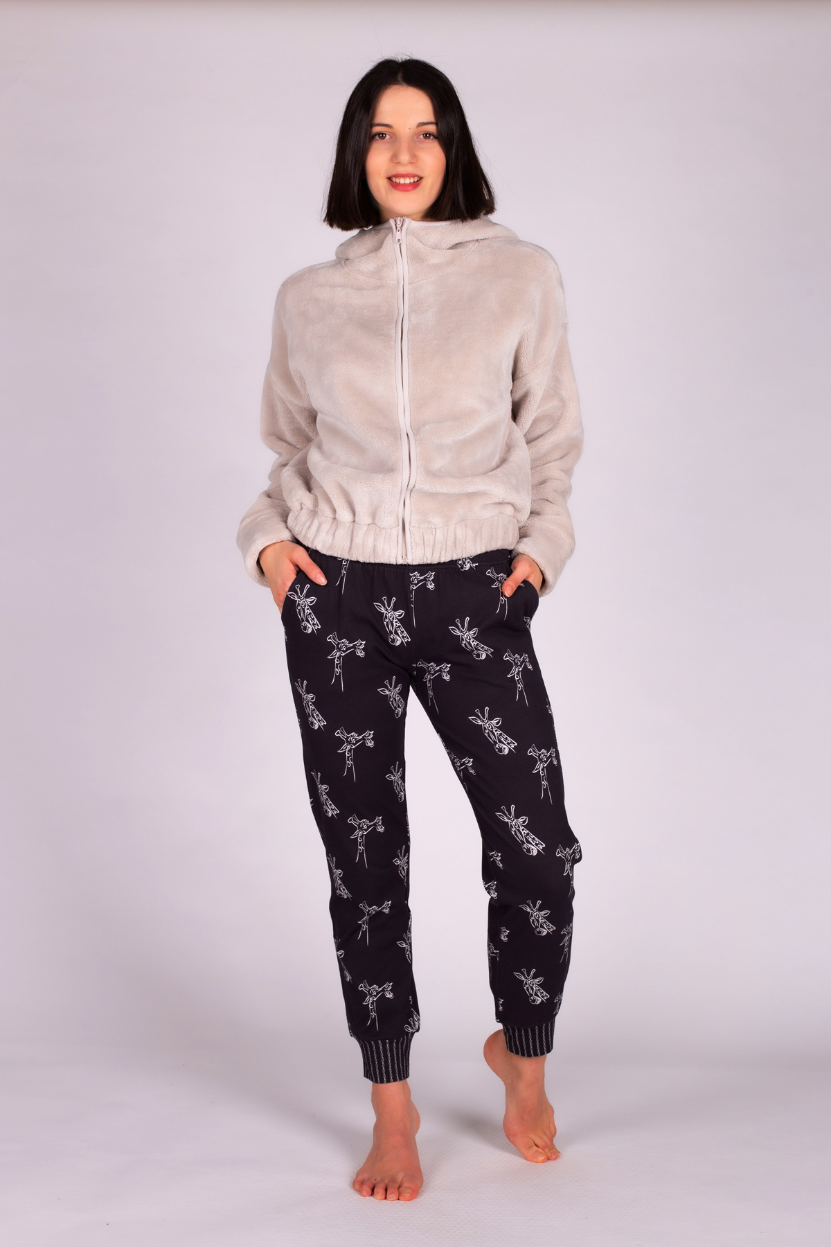 Kadın Soft Kapşonlu Sweatshirt