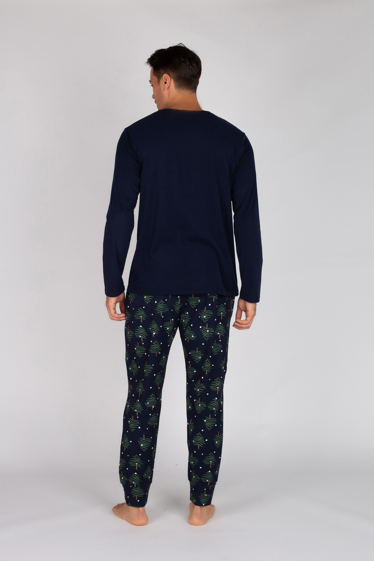 Erkek Pamuklu Uzun Pijama Takımı