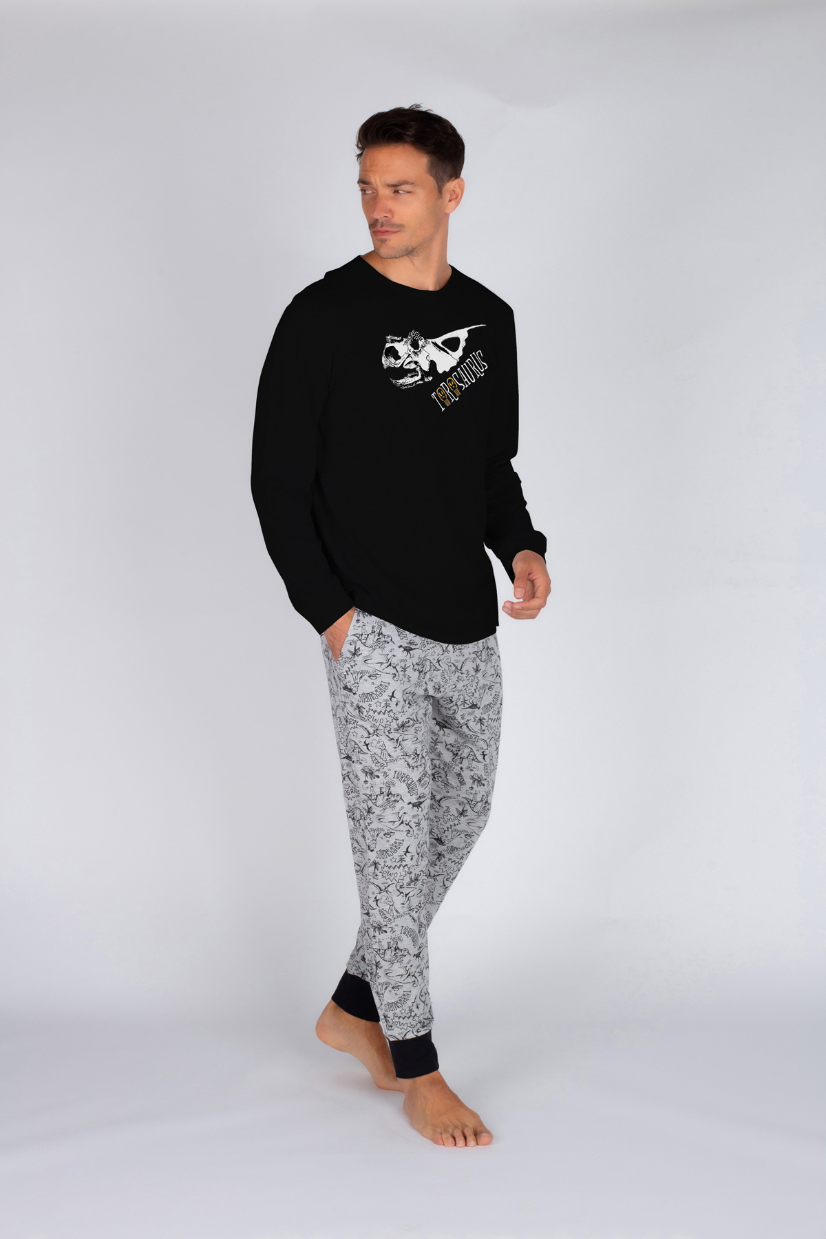 Erkek Uzun Pijama Takımı