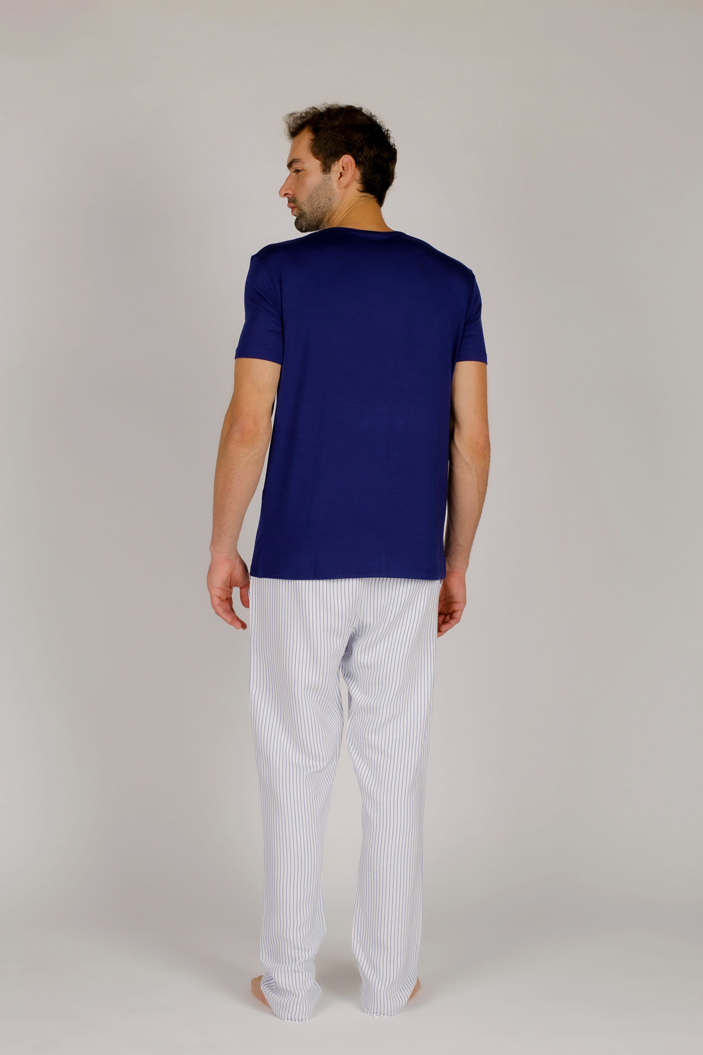 Erkek Basic Modal Bisiklet Yaka Kısa Kollu T-shirt